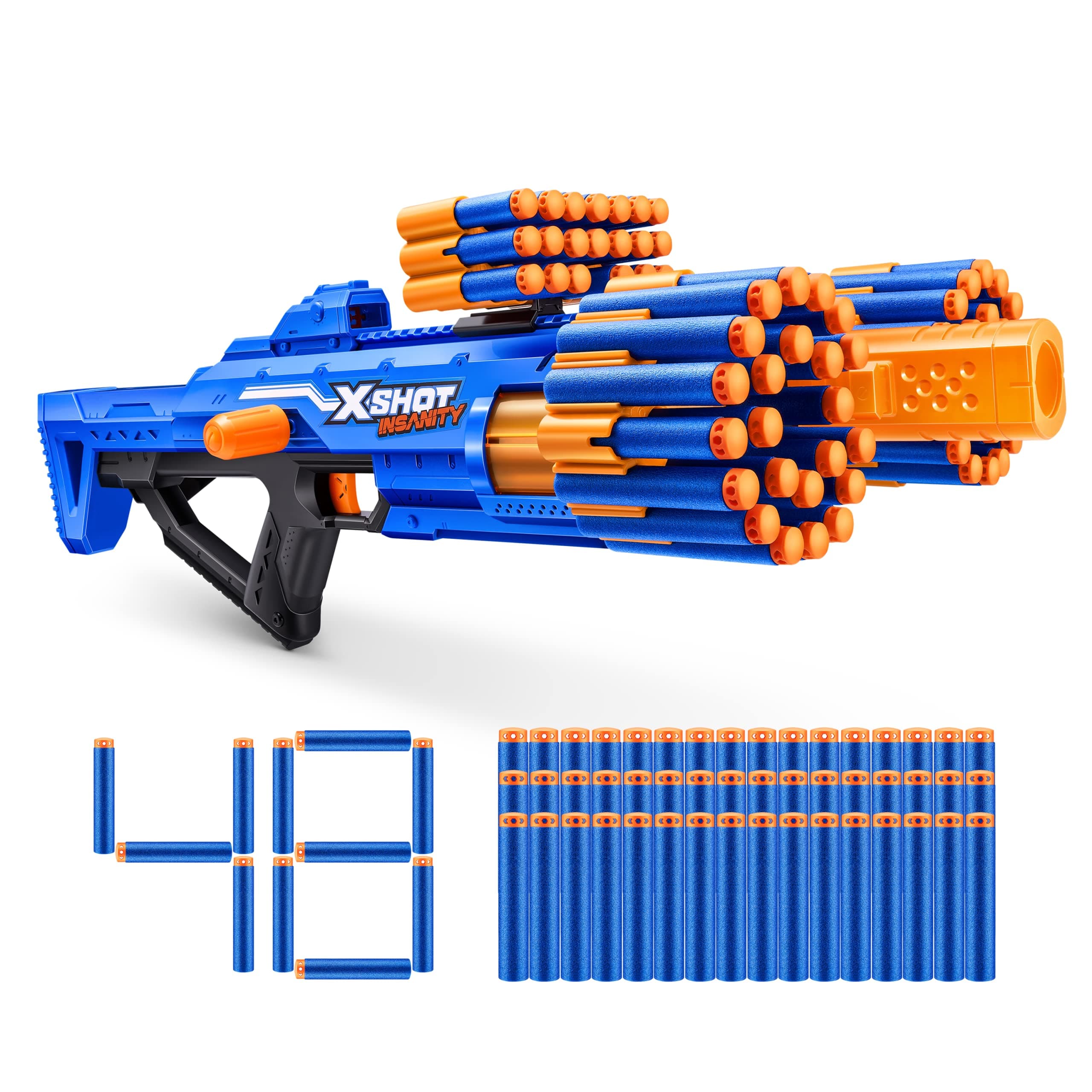 X-Shot Insanity Bezerko Blaster with 84 Foam Darts