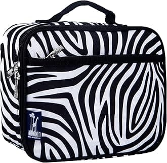 Wildkin Lunch Box Girls, Polyester, Zebra
