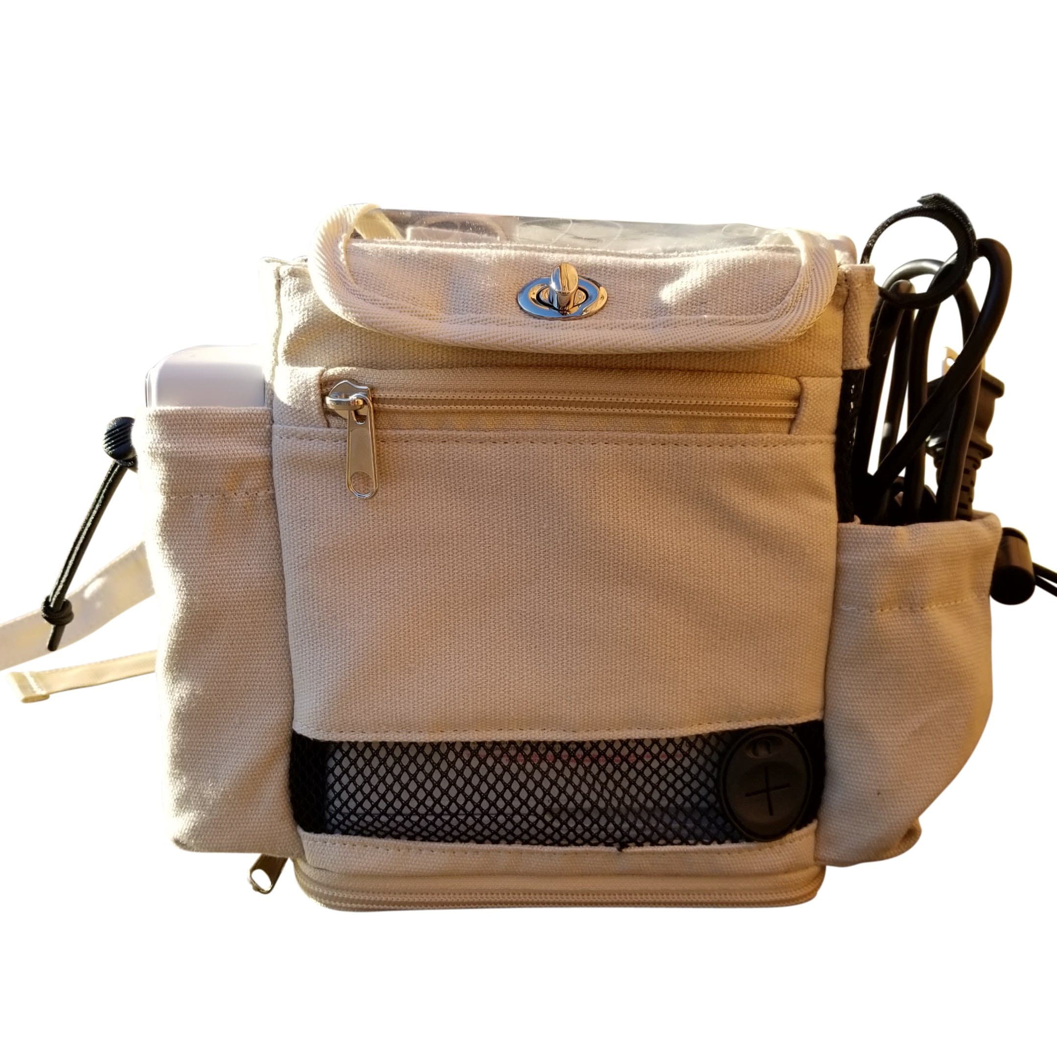 Small Backpack for Inogen One G4 & Oxygo Fit with Room for Extra Battery & Cords