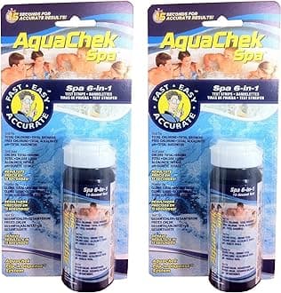 AquaChek 552244-02 Spa 6-in-1 Test Strips (2 Pack)