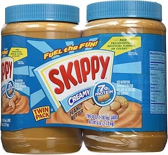 Skippy Creamy Peanut Butter - Creamy 48 oz. (Pack of 2)