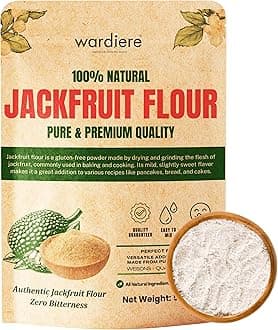 Wardiere Jackfruit Flour (500 Grams) - Organic Kerala Jackfruit Flour 365 Grade (Fine Ground) - 100% Pure