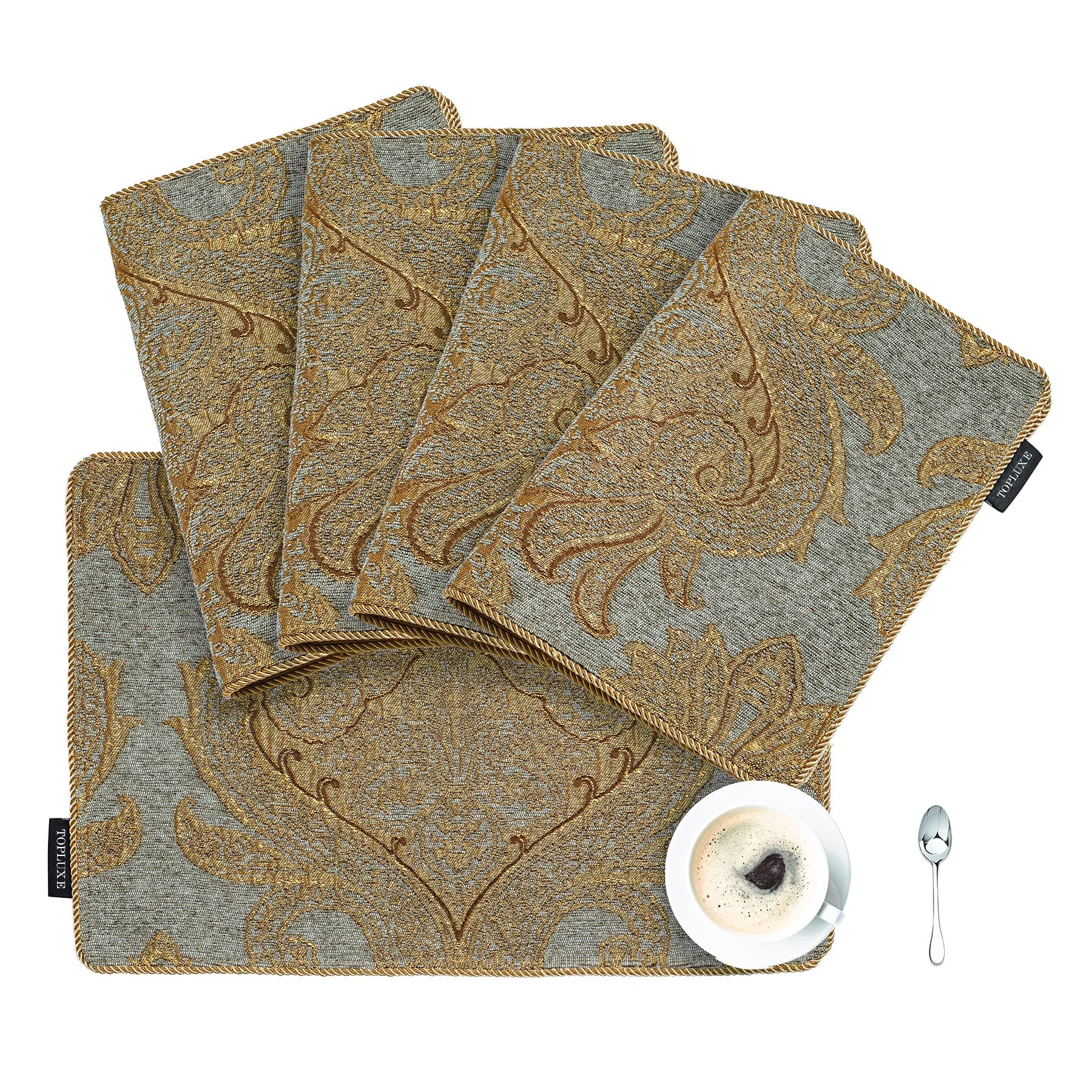 TOPLUXE Placemats Set of 4