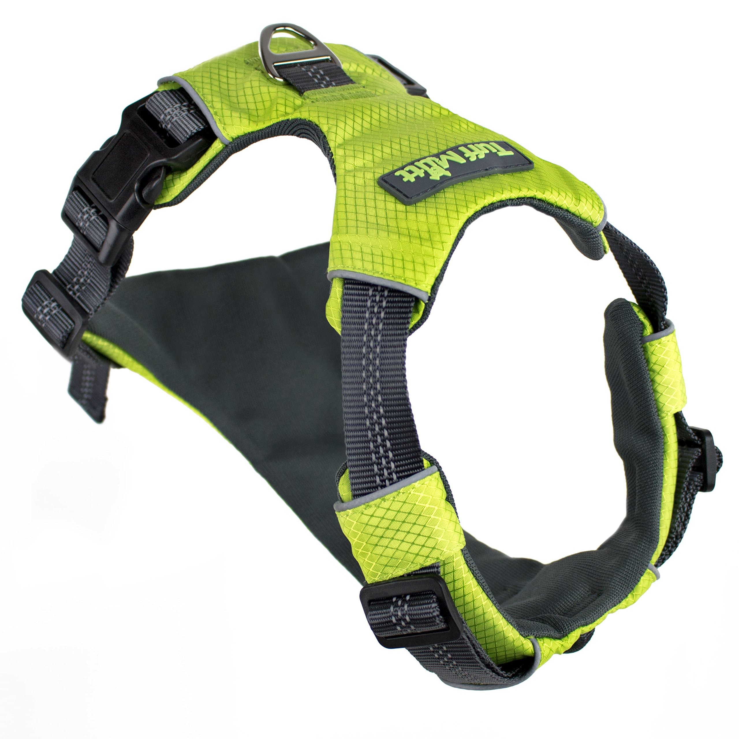 Dog Harness for Medium & Large Breeds, Easy On Easy Off with a No Pull Front Chest Clip, Walk, Run & Hike with Confidence, Stay Safe with Bright Reflective Stitching