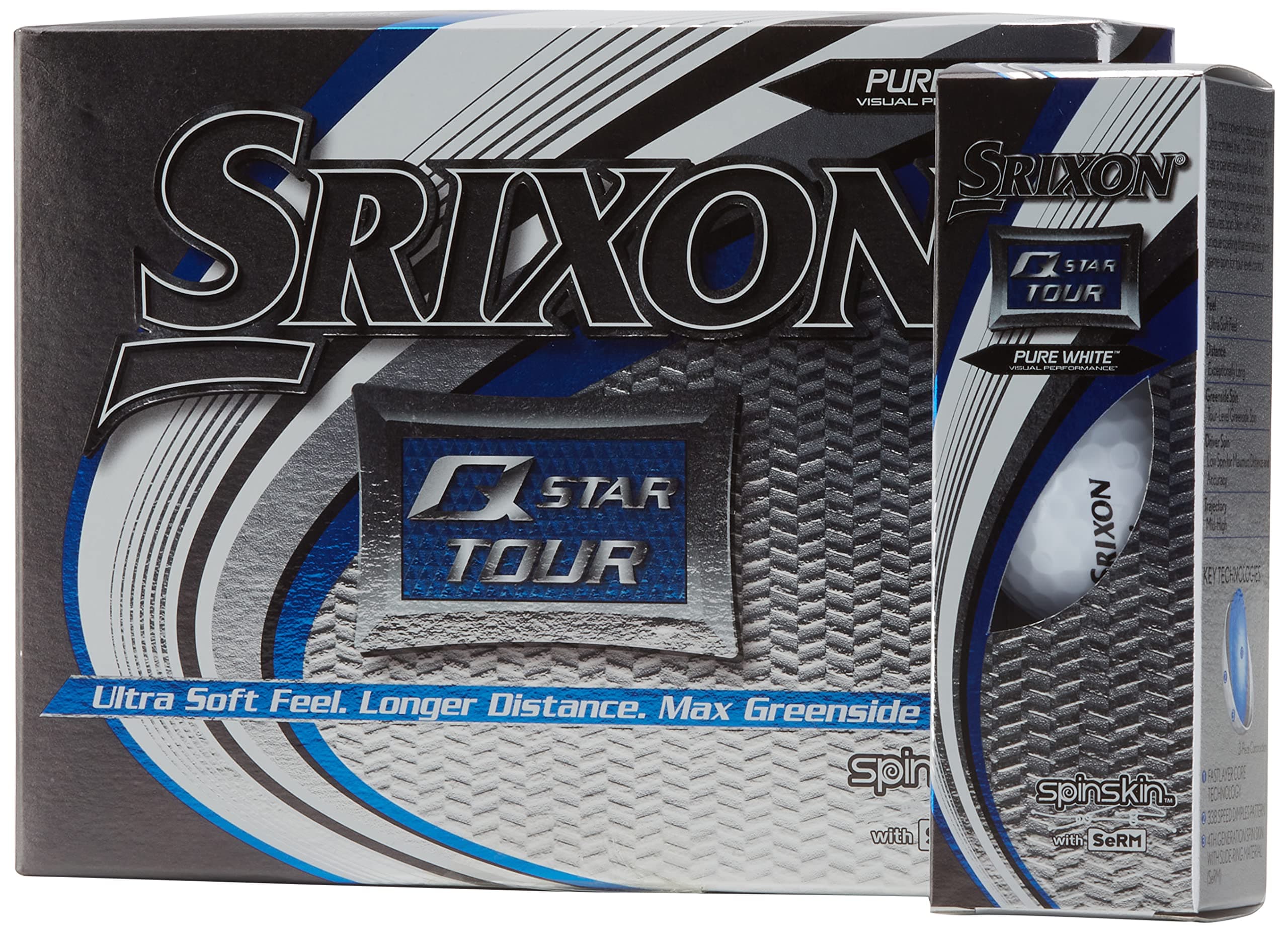 SrixonAD333 Tour Golf Balls, One Dozen (2018 Version)