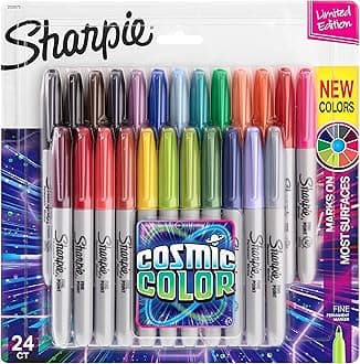 Permanent Markers Cosmic Color Fine Point Pack of 24