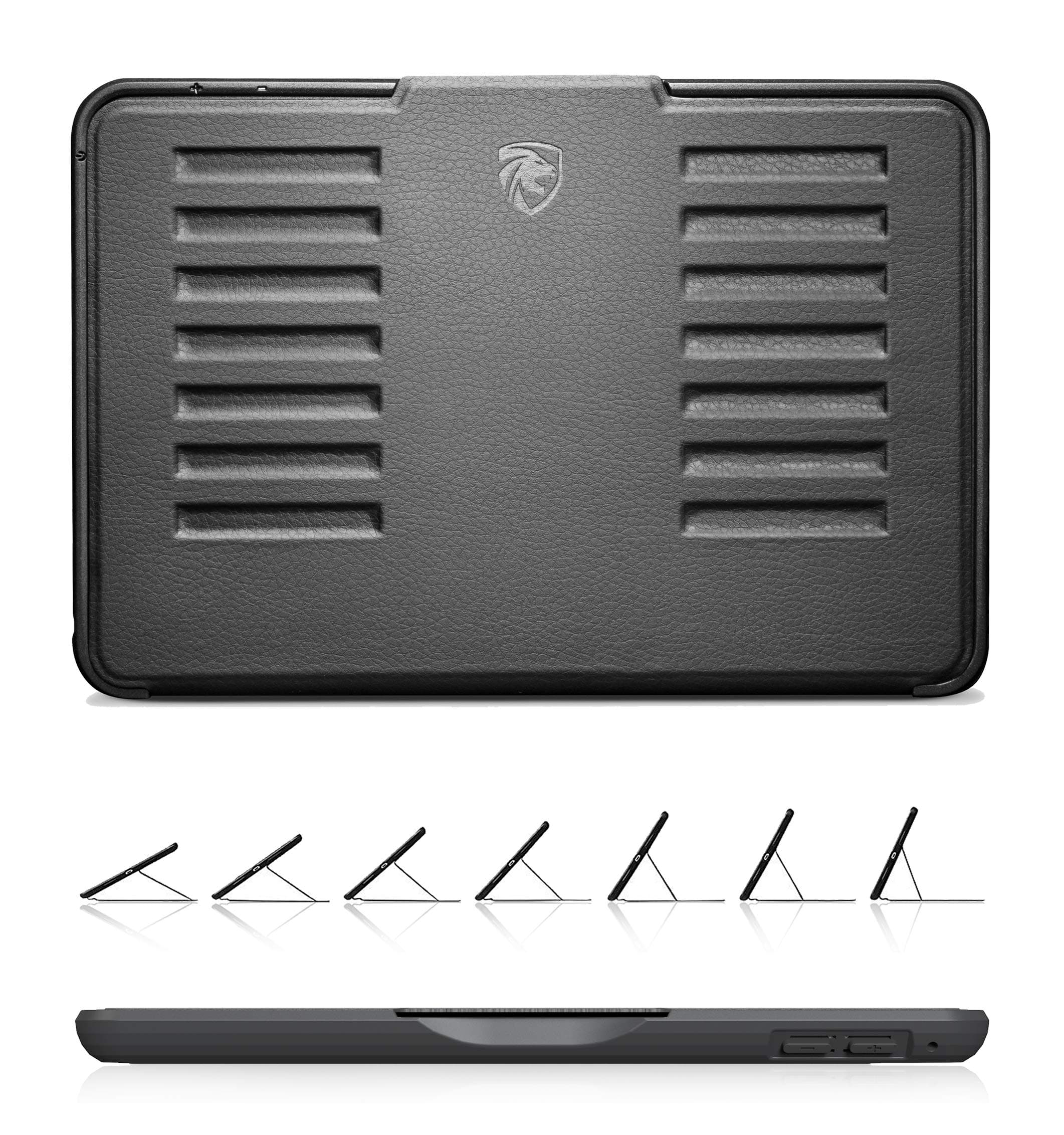 ZUGU CASE iPad Mini 5 Case, Muse Protective Case / Cover Designed for iPad Mini (5th Gen, 2019) / iPad Mini 4, Secure 7 Angle Magnetic Stand (Drop Protection) - Black