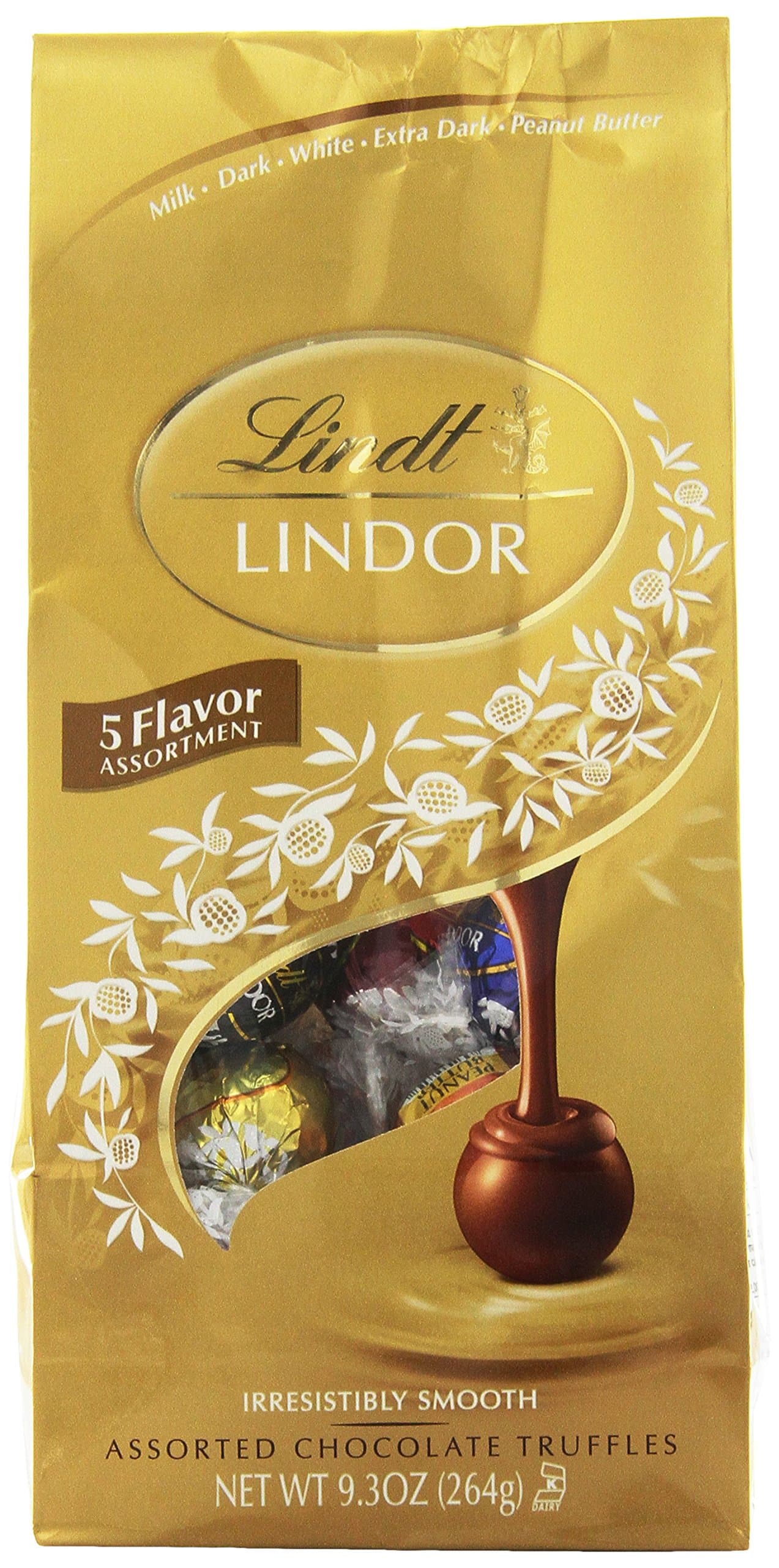 Lindt LINDOR Assorted Chocolate Truffles, 9.3 Ounce