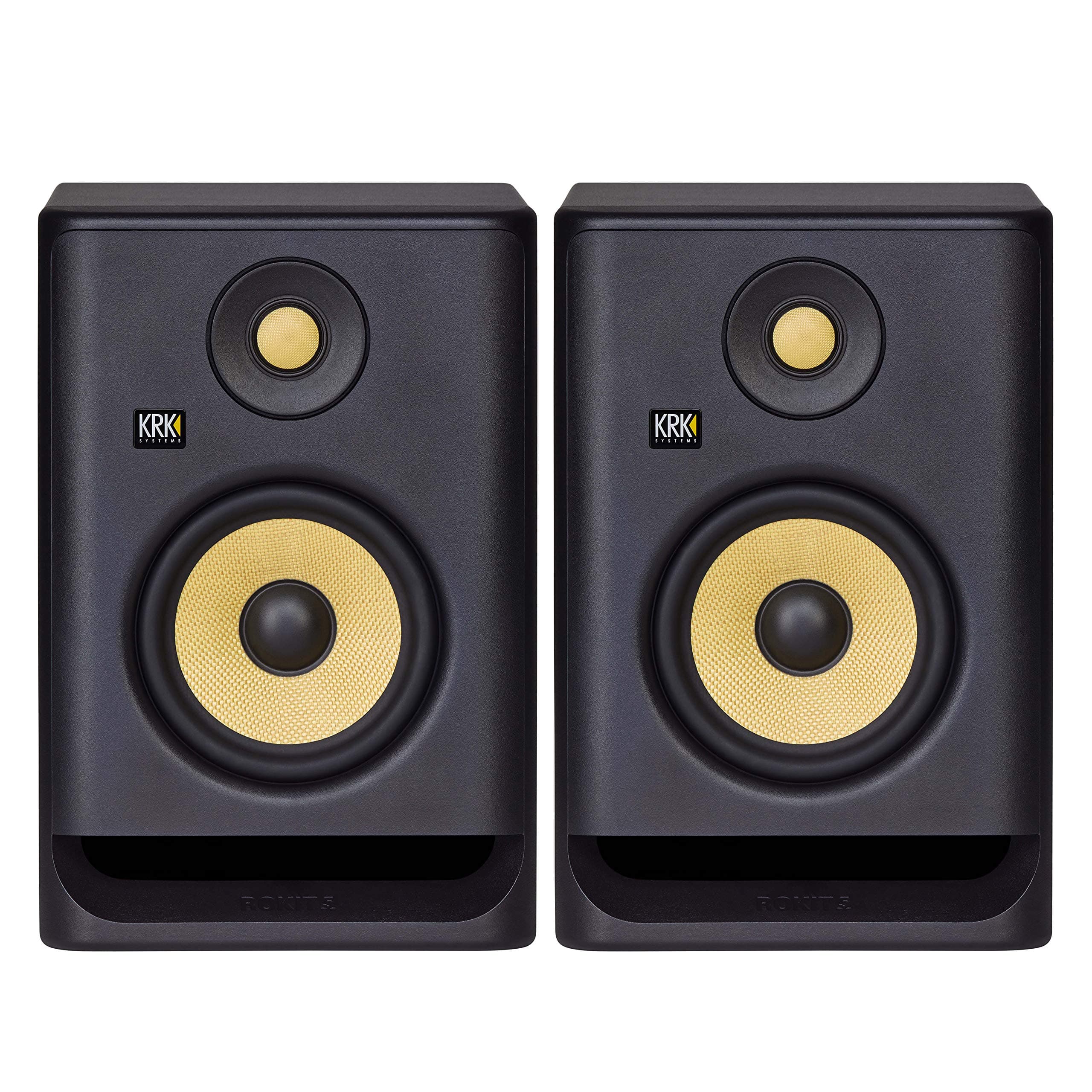 RP5 Rokit 5 G4 Professional Bi-Amp 5" Powered Studio Monitor Pair, Black