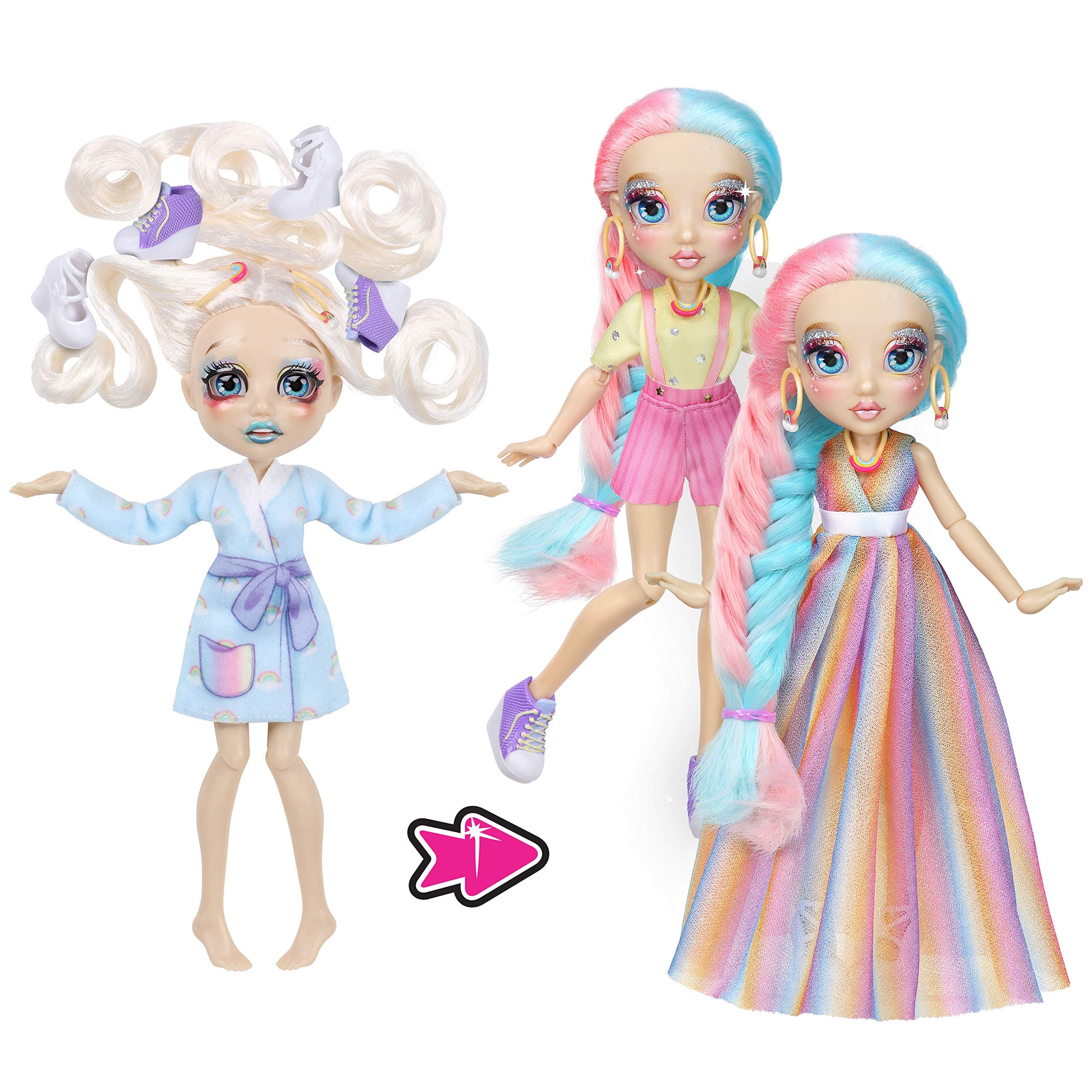 Failfix 2Dreami Epic Color 'N' Style Makeover Doll Pack - 8.5" Fashion Doll