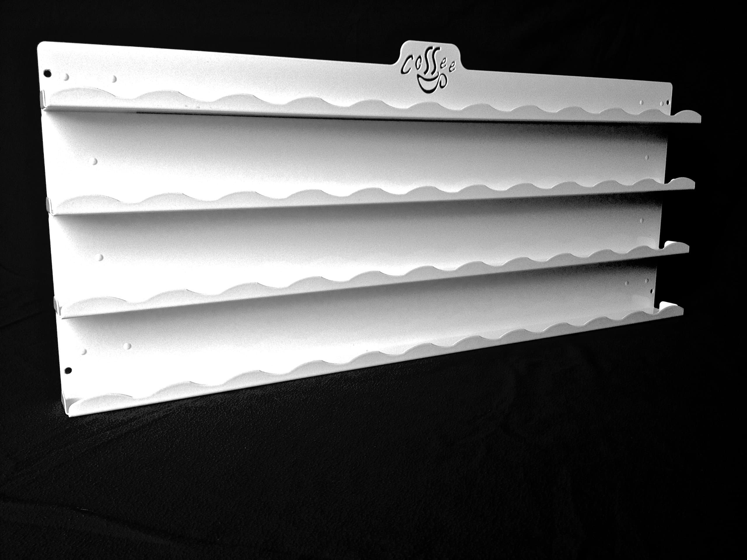 Universal Coffee Pod Storage / Disk / Capsule / Wall Rack (White)