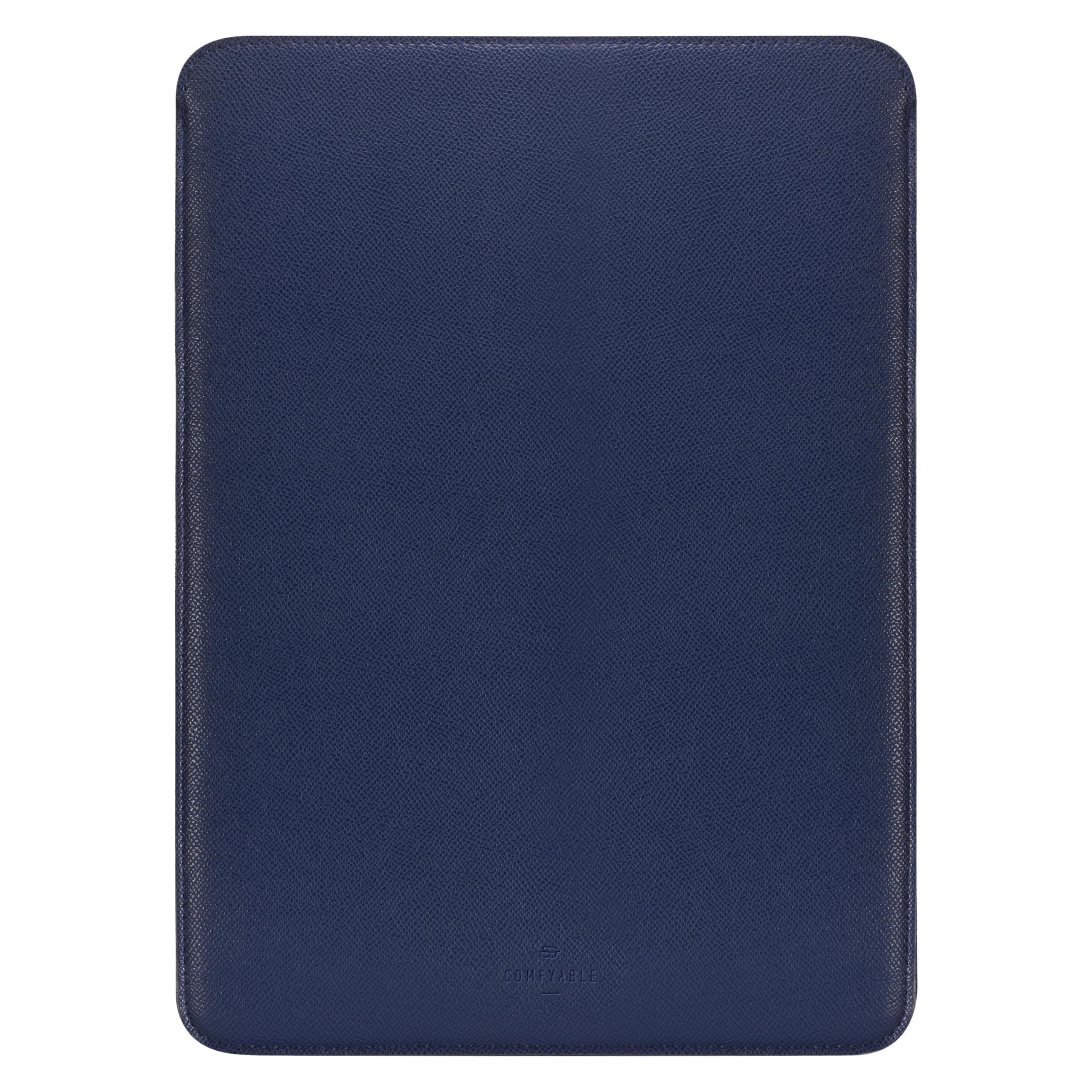 Comfyable Laptop Sleeve 15 Inch Precisely Compatible with MacBook Air 15" M4 2025 A3241 & M3 2024 A3114 & M2 2023 A2941, Faux Leather Cover Case, Midnight Blue