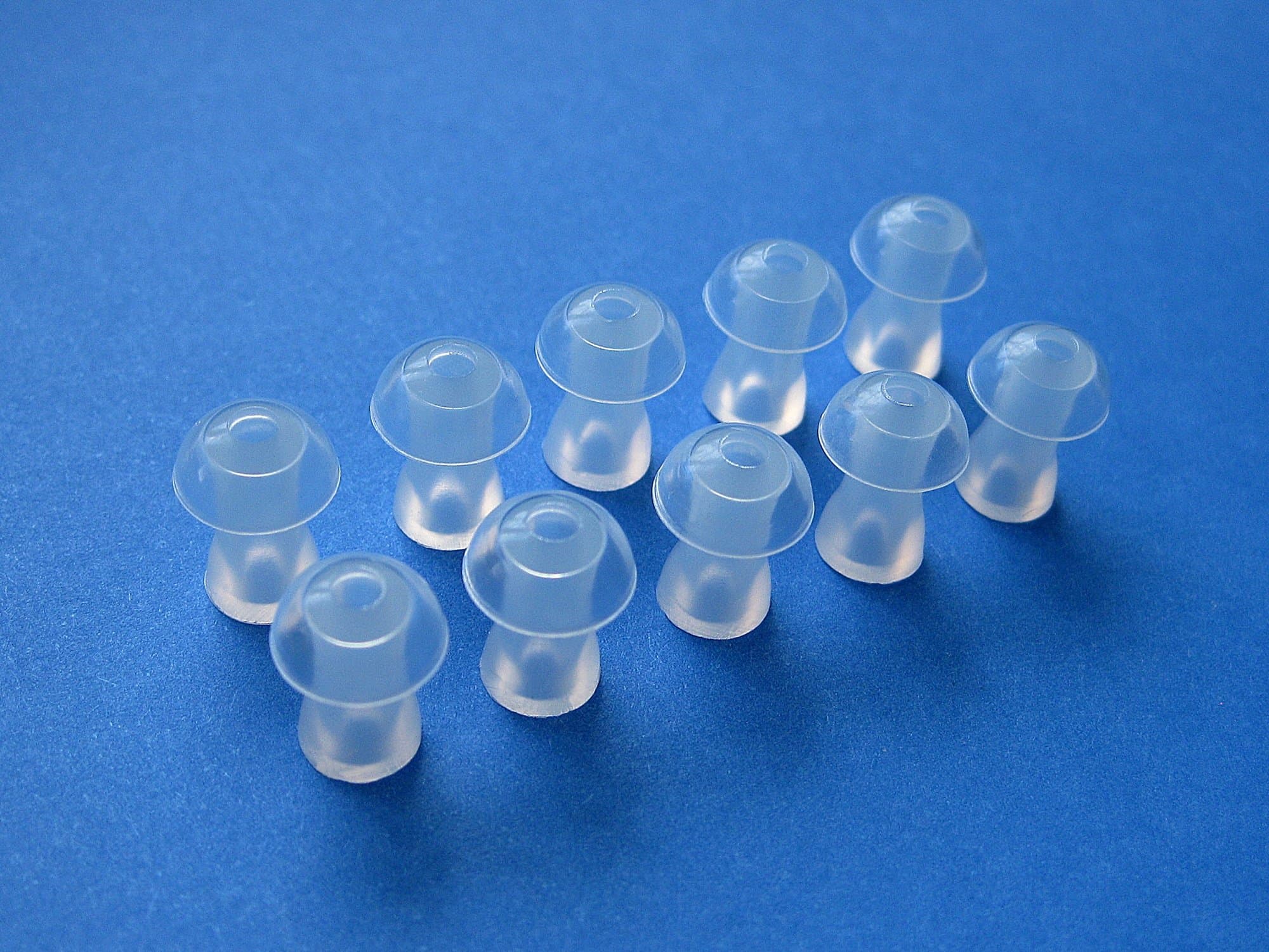 10 Small (S) Soft Replacement Mushroom Domes Eartips for Klipsch X11i, Lou Reed X10i, X10i, X7i, A5i, S5i, Reference S4i, S4i Rugged, S4i II, S4a II, S4, S3, S3m,S2,S2m,X1, Custom 1, 2, 3 Earphones