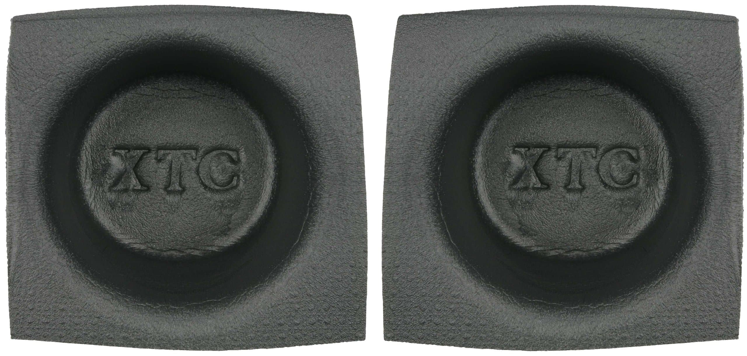 Install Bay Speaker Baffle 6 1/2 Inch Round Small Frame Pair -VXT65