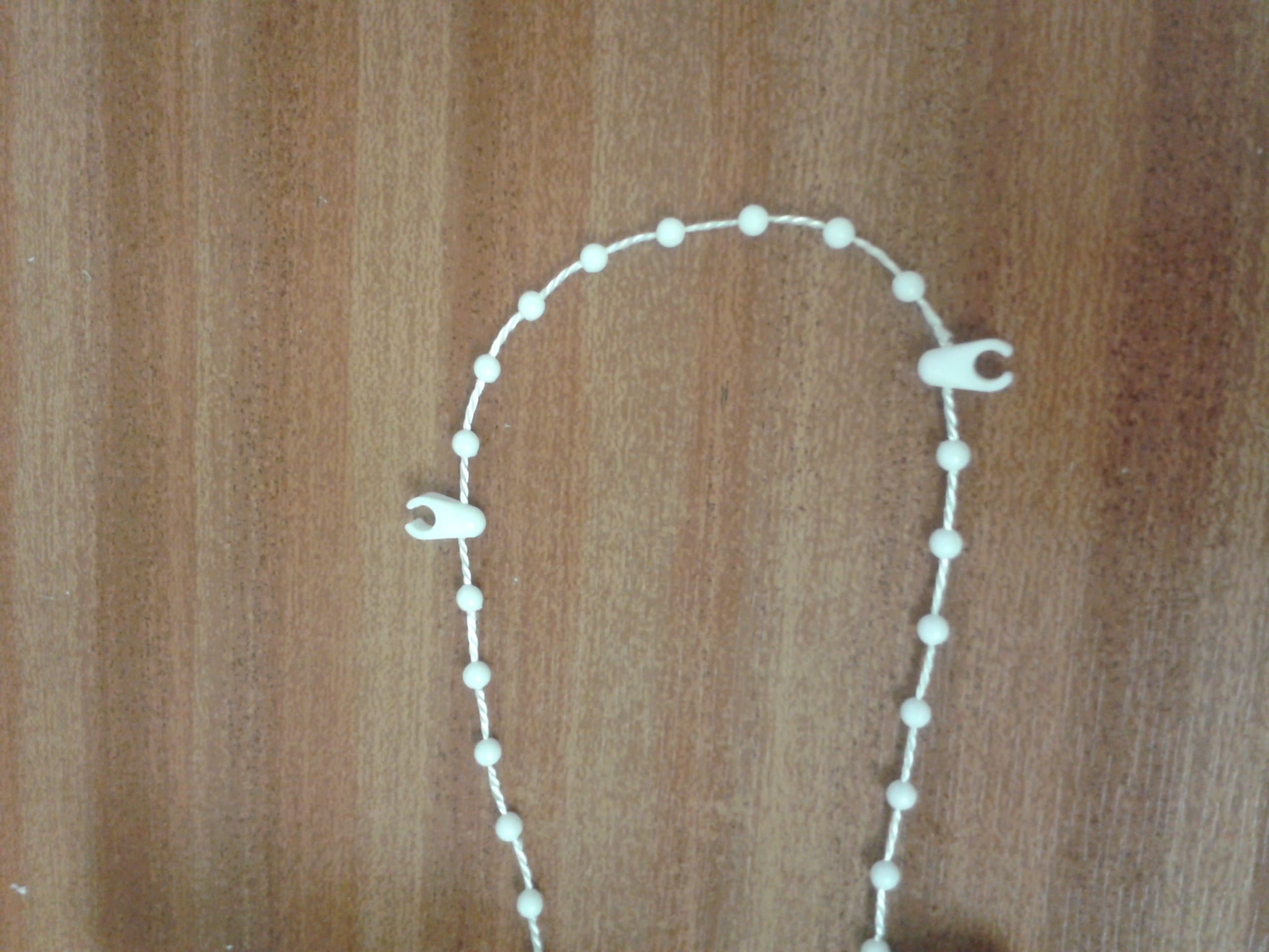 24 X CHAIN LINKS FOR 89MM 3.5" VERTICAL BLINDS WHITE