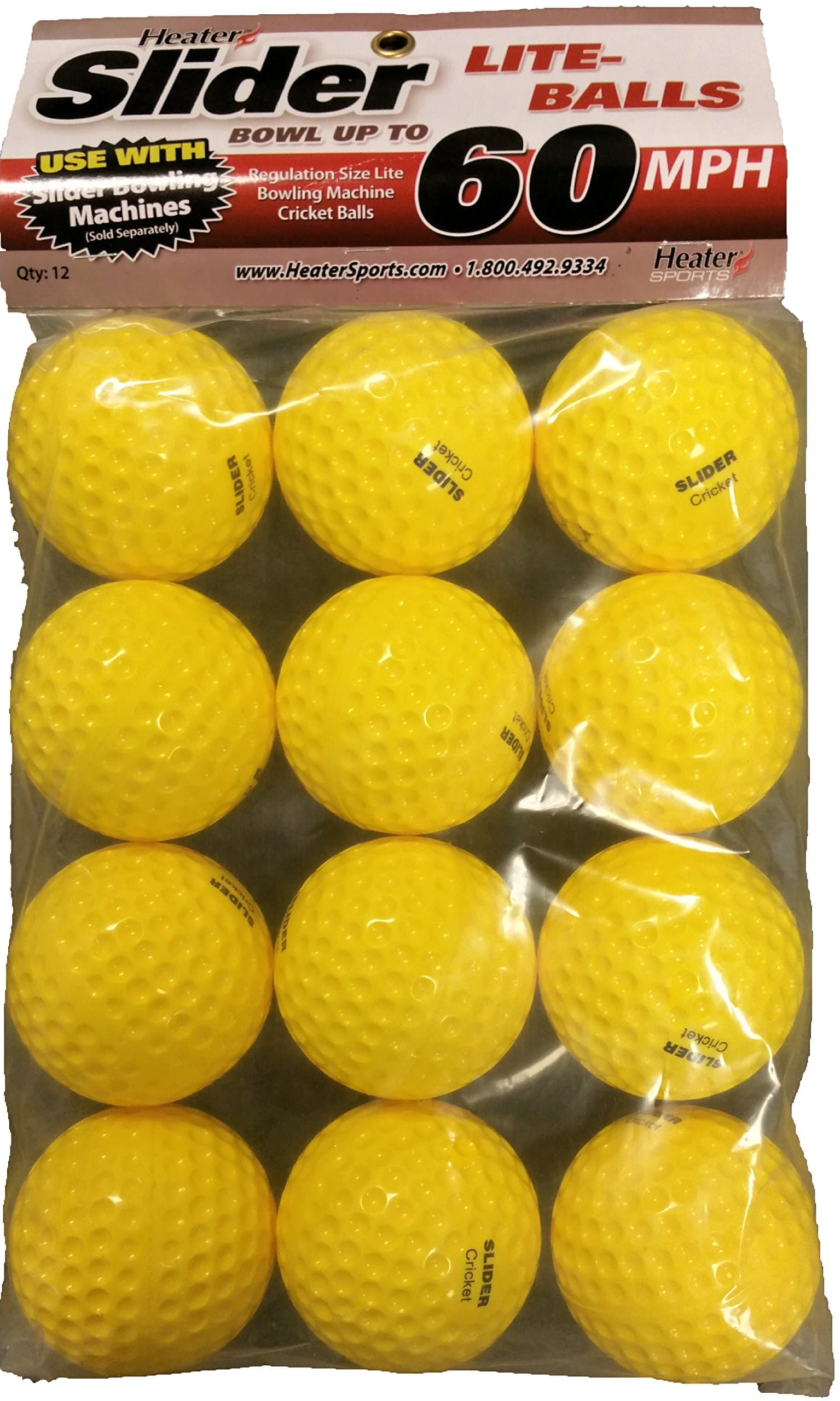 Slider & Paceman Bowling Machine Balls