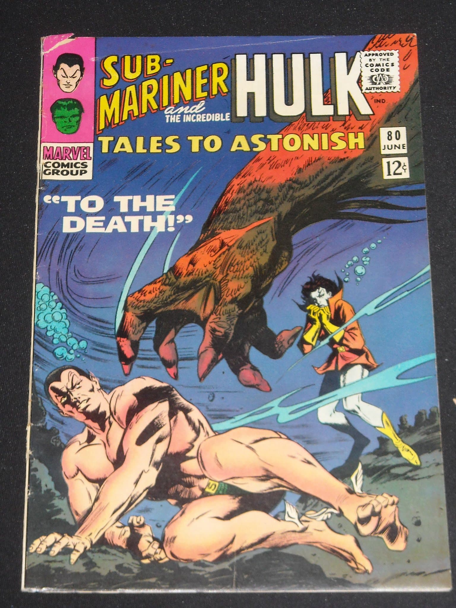 Tales to Astonish #80 Silver Age Marvel Comic Book Hulk Namor vs Iron Man