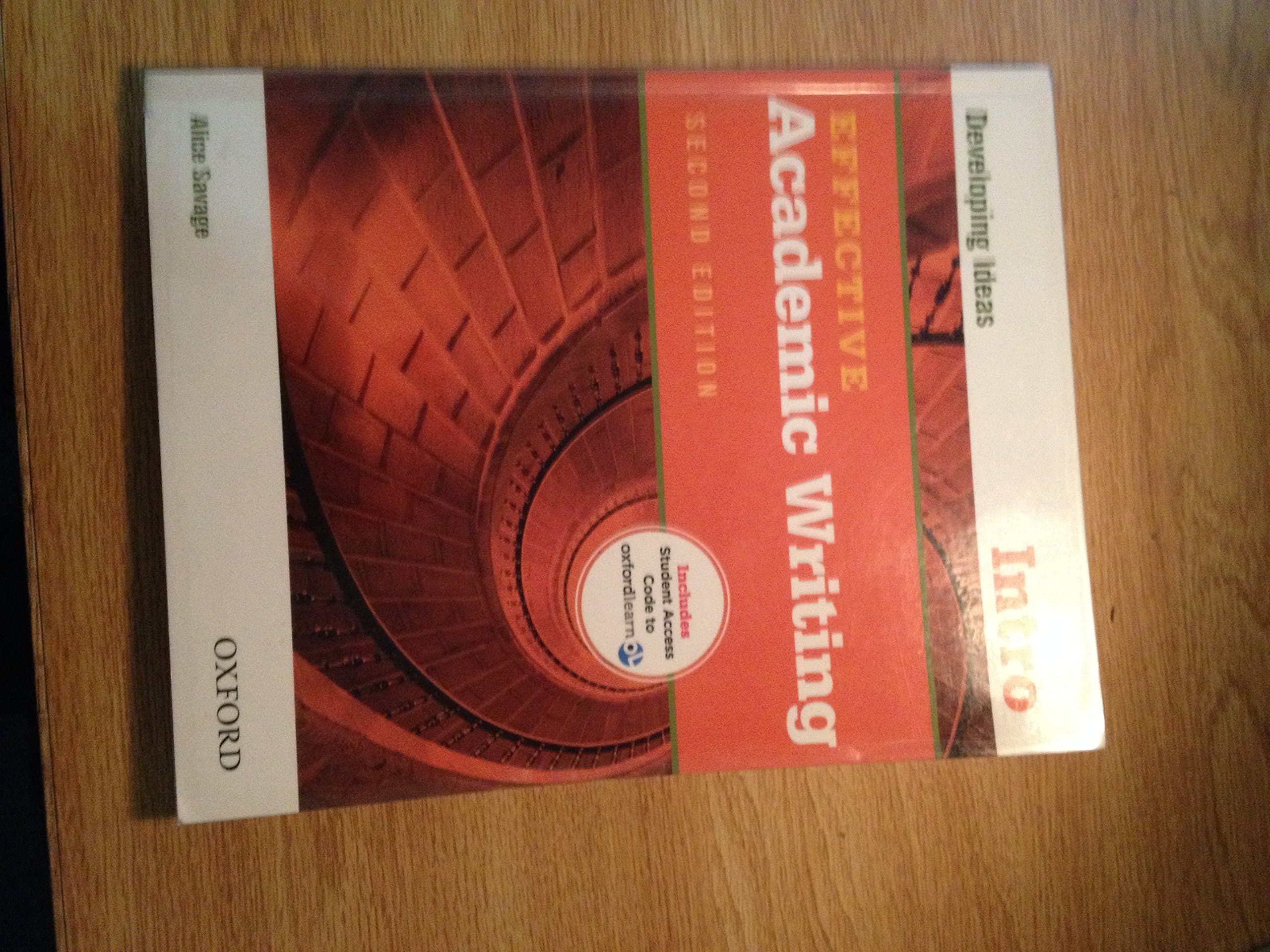 EFFECTIVE ACADEMIC WRITING SECOND EDITION INTRODUCTORY STUDENT BOOK