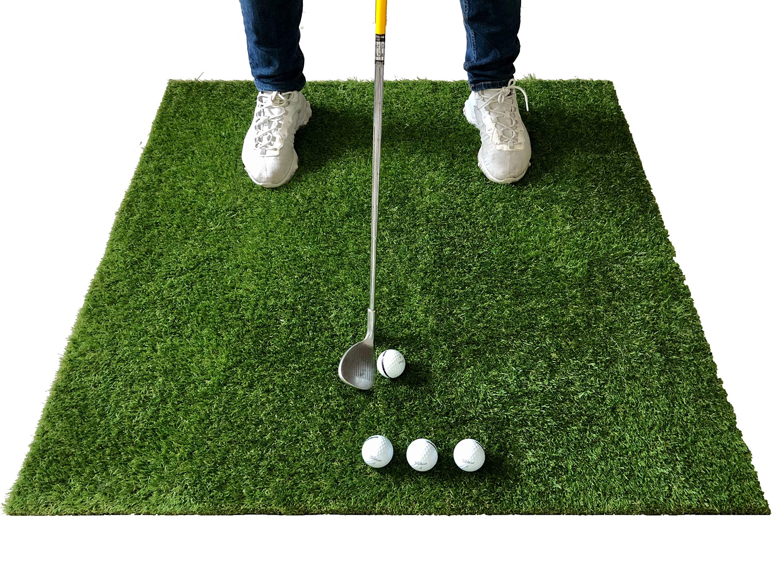 Driving Chipping Pitching Putting Large Golf Grass Practice MAT (Green)