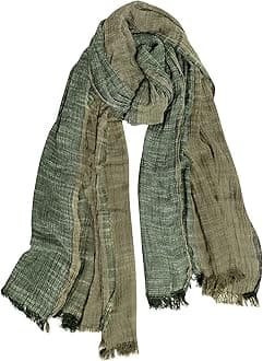 Color Block Spring Scarf for Men Long Neck Wraps Shawl Urbanstyle Scarf Gift for Men