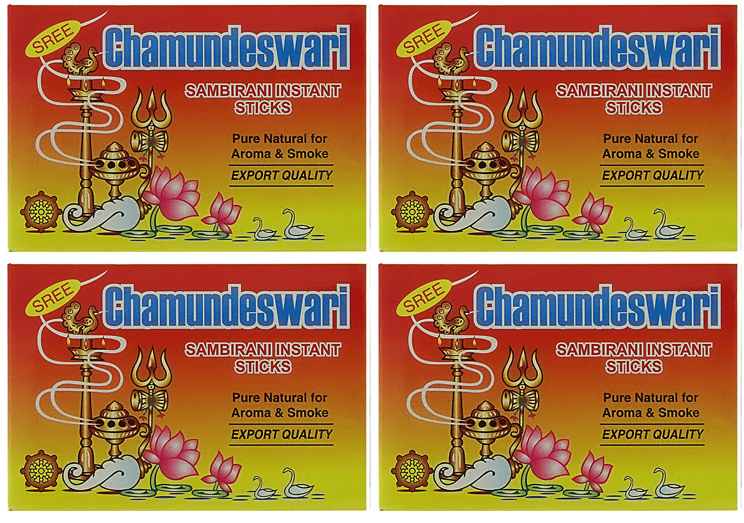 Sree Sambrani Instant Sticks - 24 per box - Sold in sets of 4 boxes by Incense