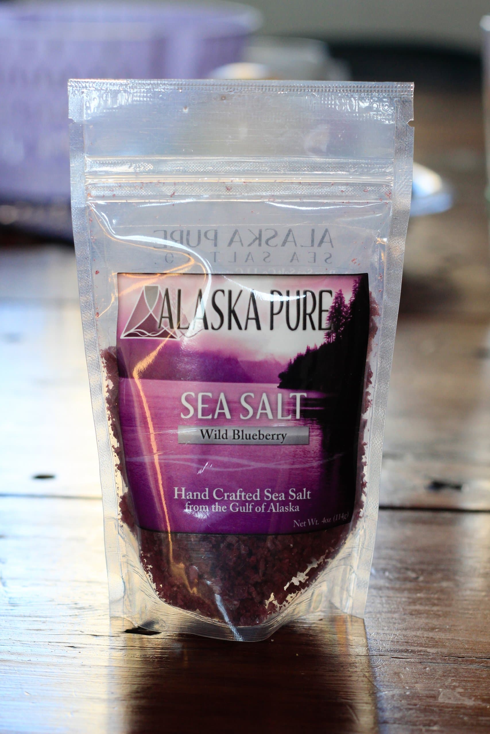 Sea Salt, Wild Blueberry, 4 oz