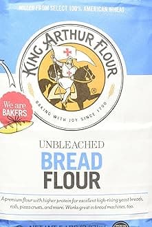 King Arthur Flour - Unbleached Bread Flour, 5 Pound (Pack of 2)