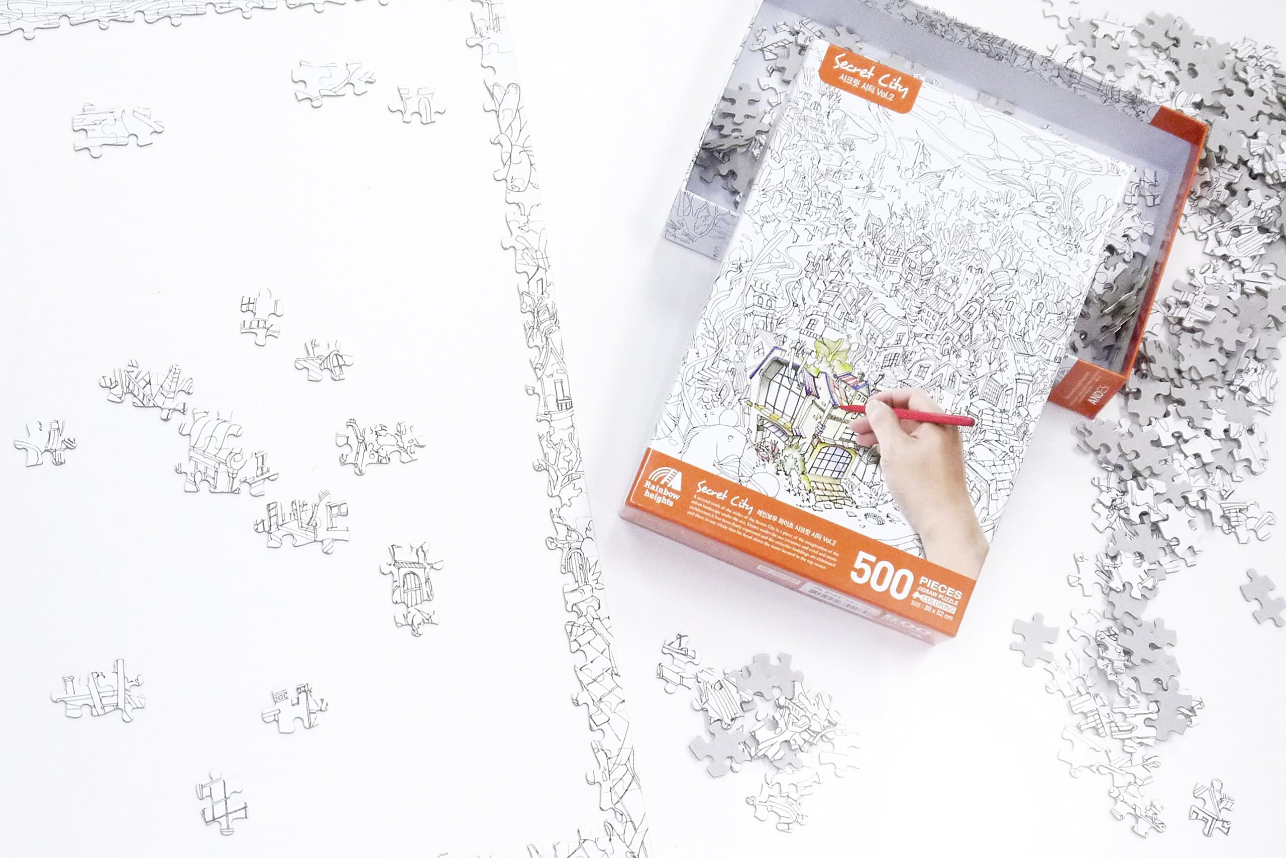 Winkee 14676 Colour-in 500 Pieces Puzzle