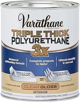 Rust-Oleum 284470 Varathane Triple Thick Polyurethane, Gloss