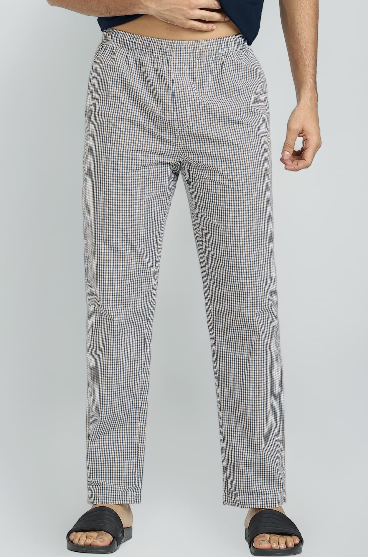 Men's Checkmate Combed Cotton Regular Fit Pyjama