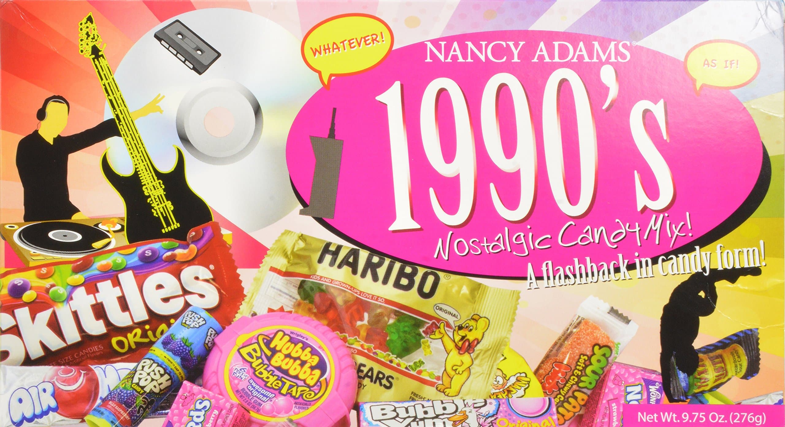 1990s Nancy Adams Nostalgic Candy Mix Gift Box 9.75 Oz. Gift Basket Classic 90's Candy