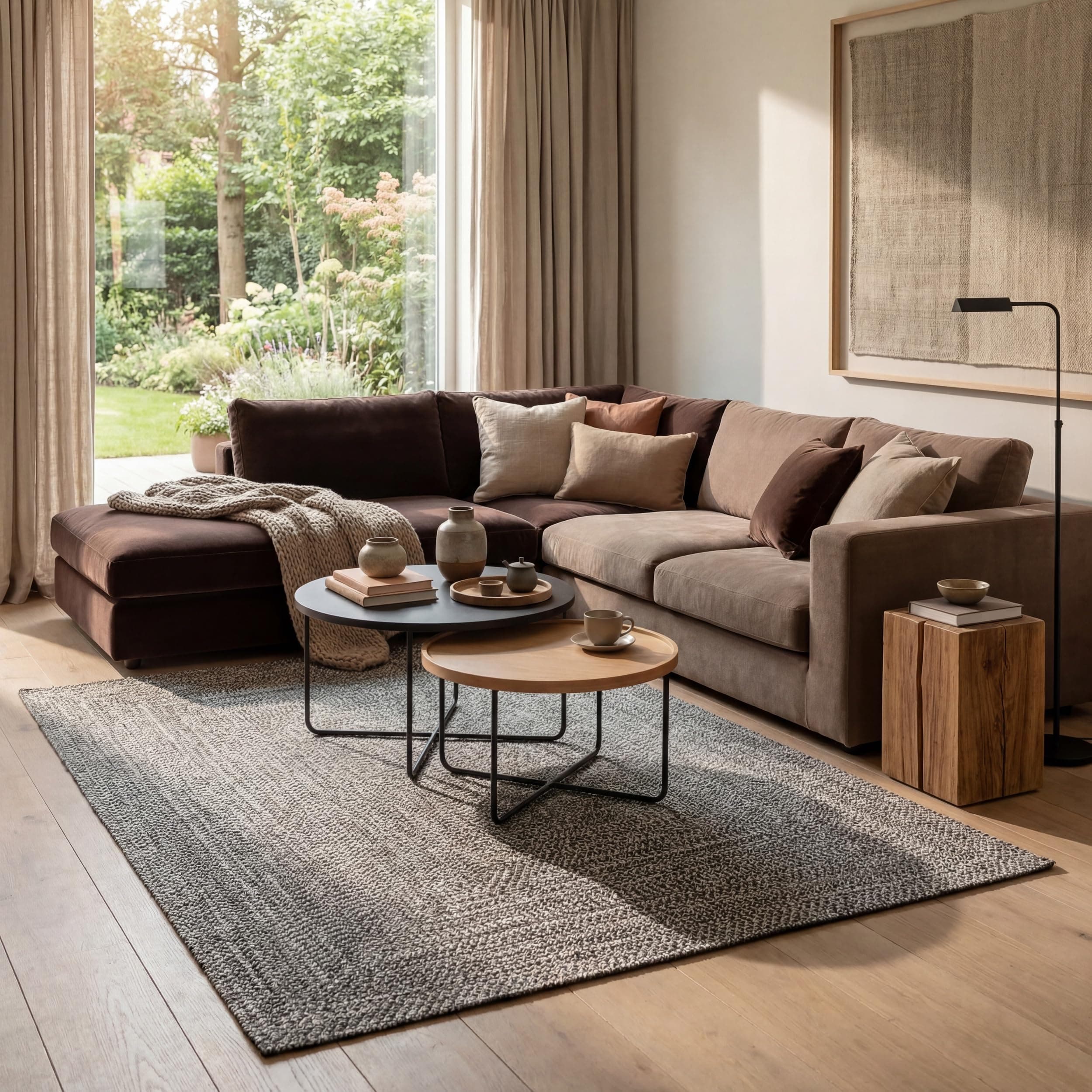 nuLOOM 5' x 8' Solid Hand Braided Indoor/Outdoor Area Rug, Pet-Friendly, High Traffic, Weather Resistant, for Patio, Balcony, Bedroom, Living Room, Dining Room, Wynn Salt And Pepper