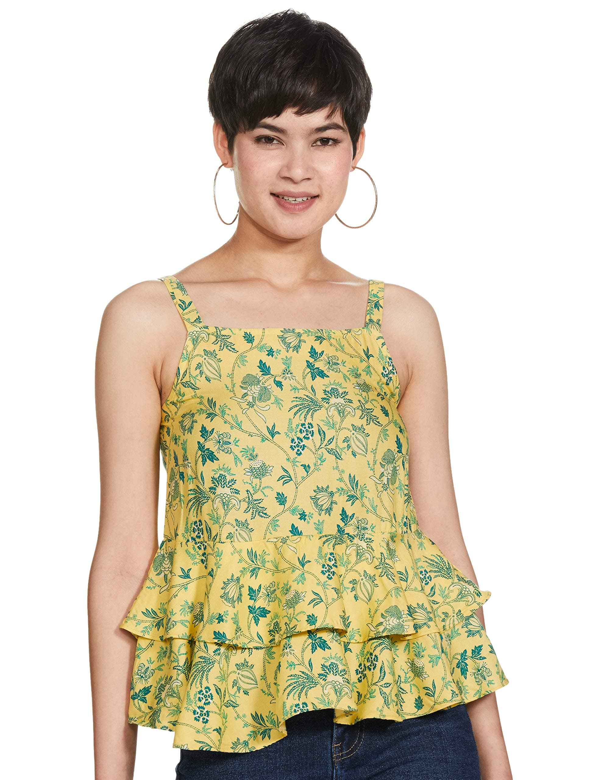 global desi Women's Regular Fit Blouse