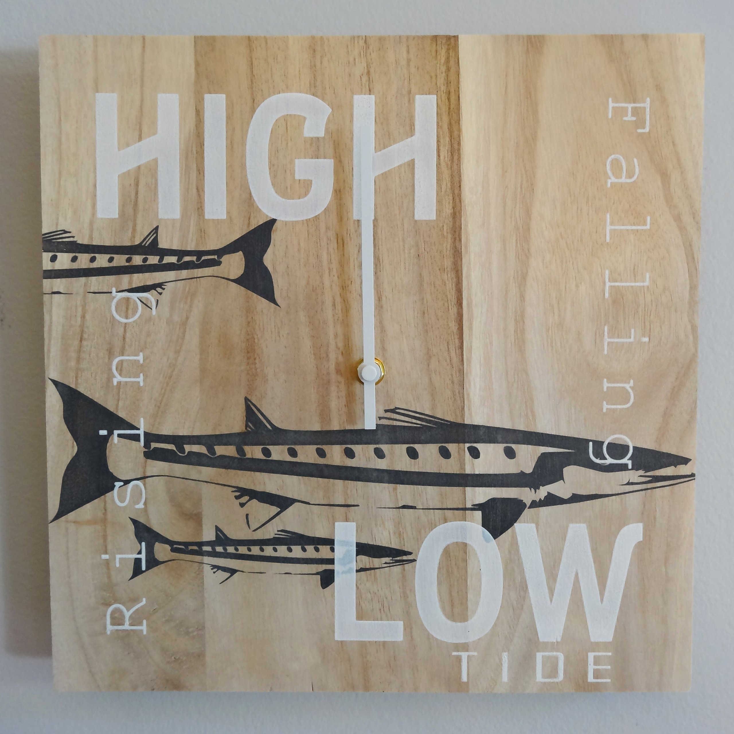 Tide Clock Timer - Handmade - Nautical - for The Fisherman