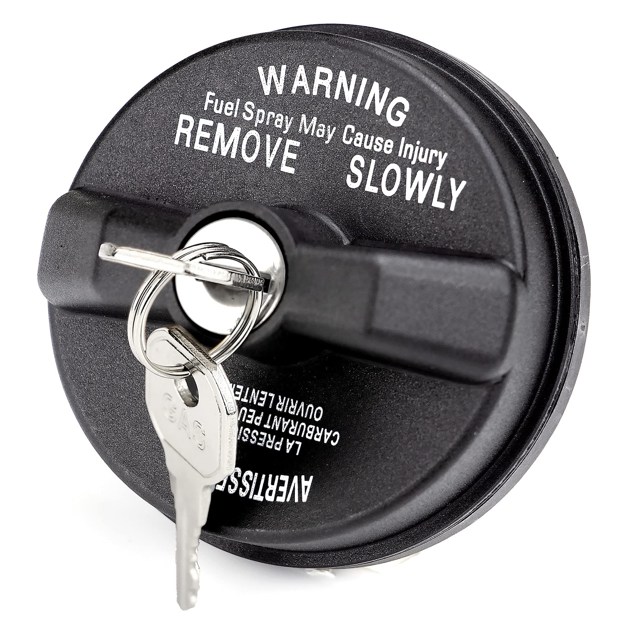 Locking Gas Cap, Lock Fuel Cap For 2000-2020 Jeep Wrangler JL JK TJ, Liberty, Cherokee, Compass, Grand Cherokee, Commander, Patriot, Gladiator, Renegade Replace 05278655AB, 5278655AB