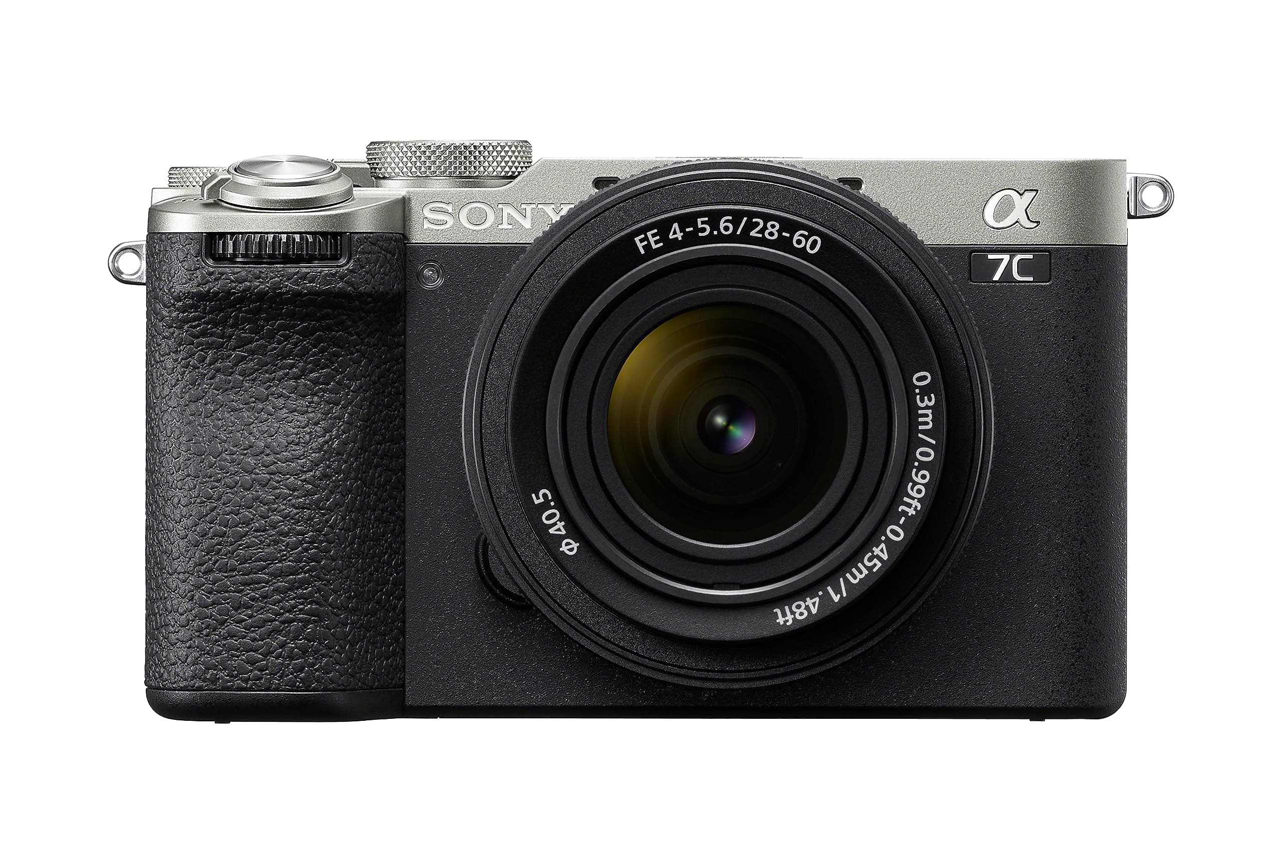 Alpha 7CII Full-Frame Mirrorless Camera, (Silver) + Sony SEL2860 Compact Standard Zoom Lens