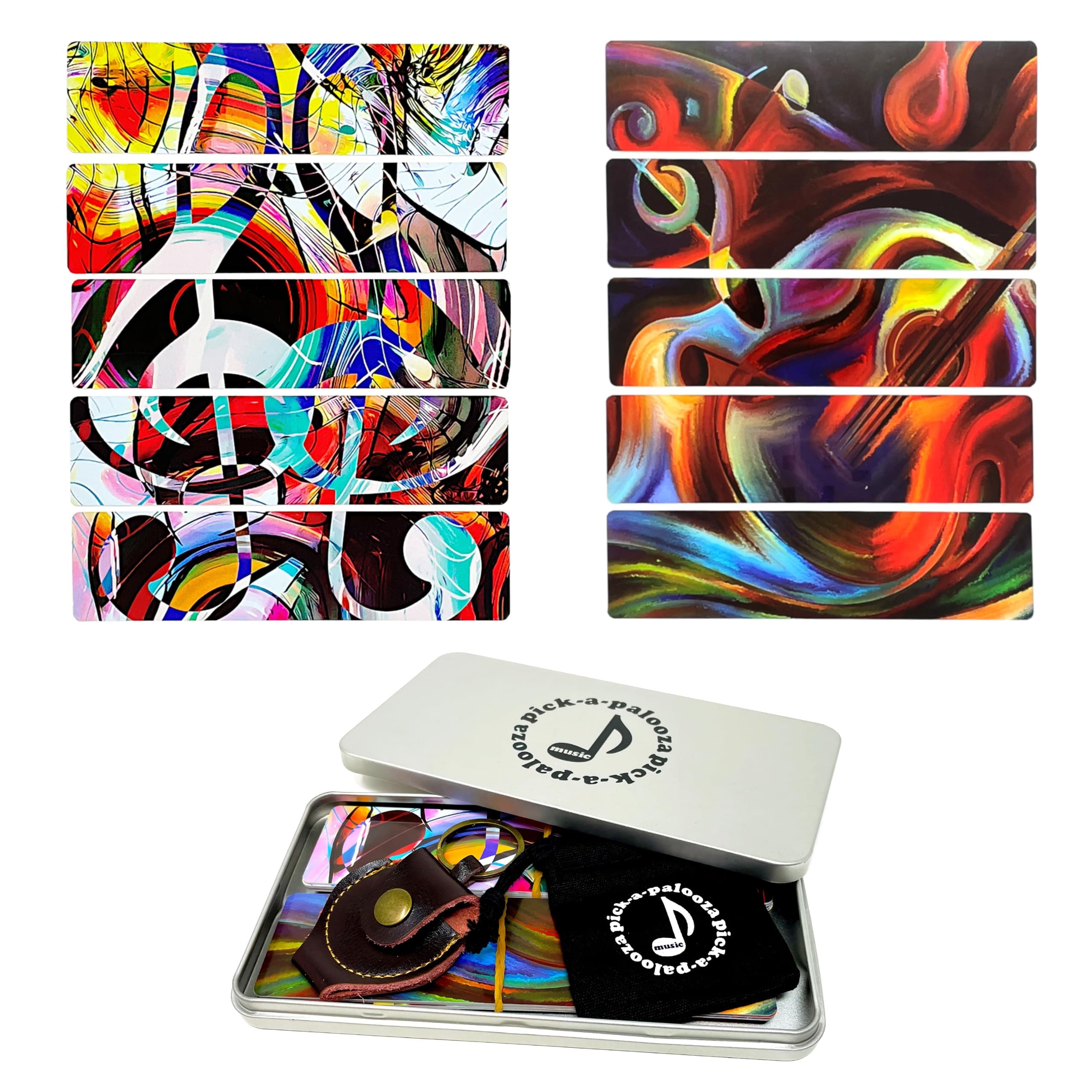 Pick-a-Palooza Guitar Pick Pack Custom Strips For Your Guitar Pick Maker - Great Variety Of Strips For Making Guitar Picks With Any Pick Punch - Music Art