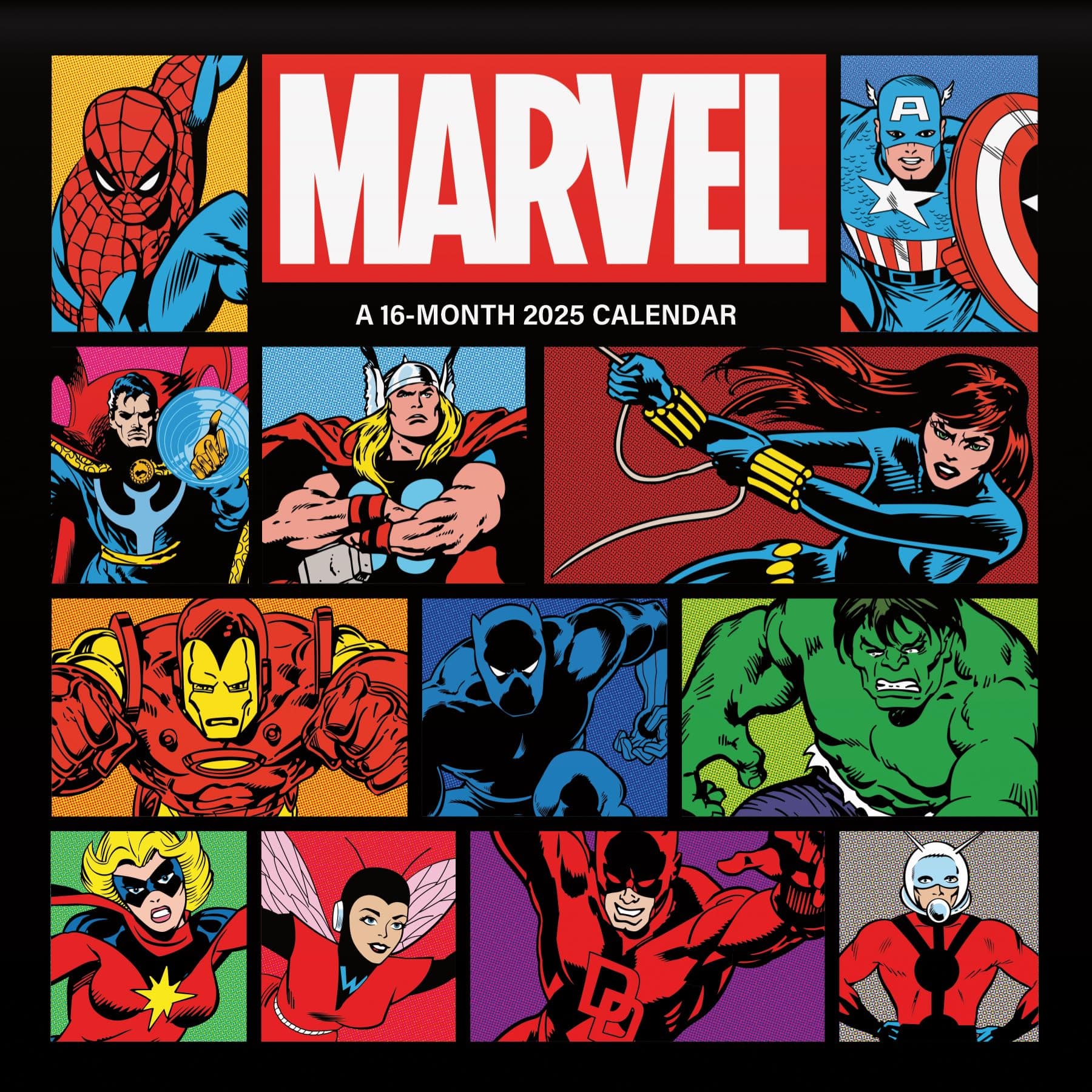 2025 Marvel Comics Wall Calendar