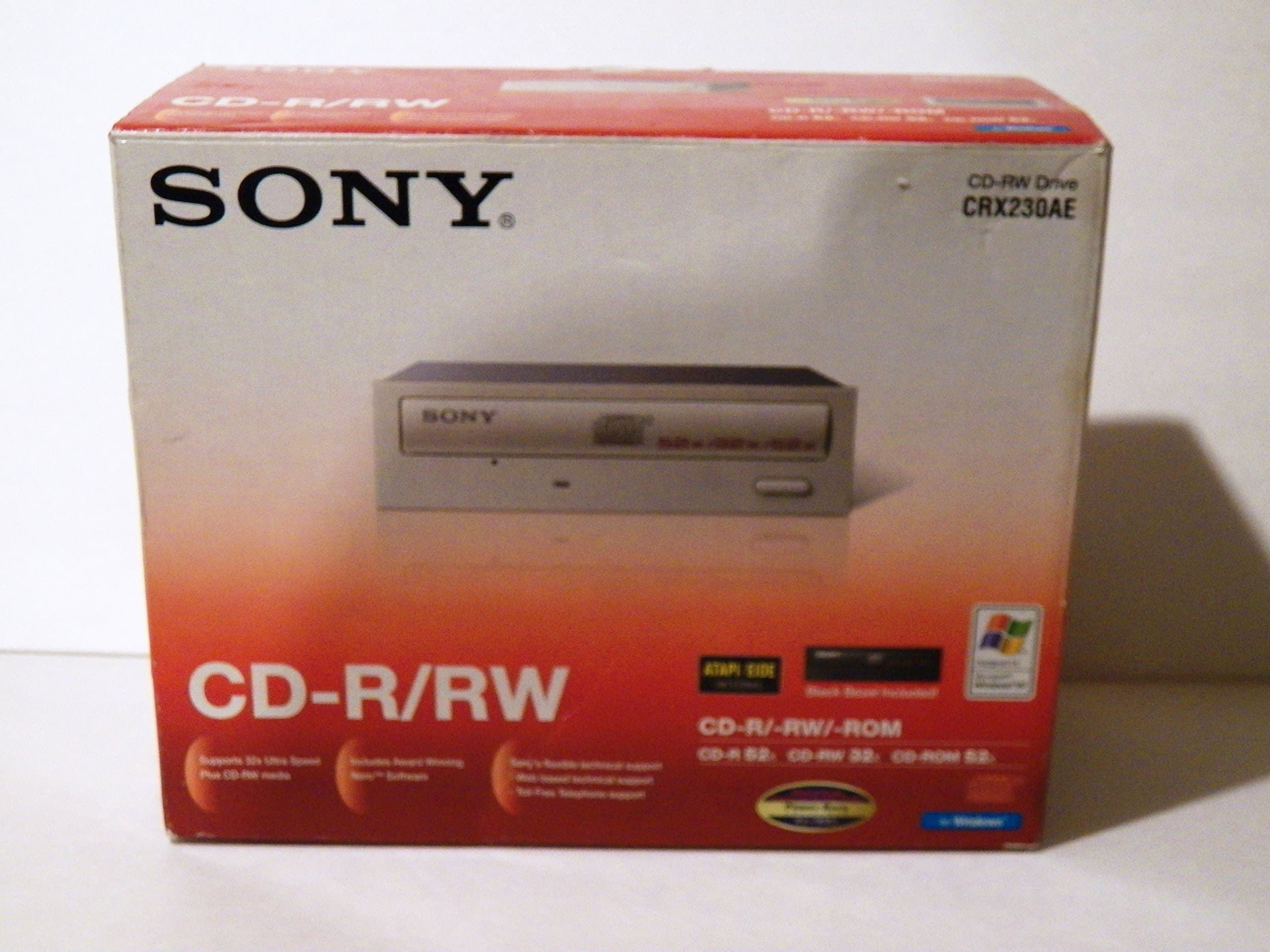 Sony CRX230AE/U 52X/32X/52X ATAPI EIDE CD-RW Drive