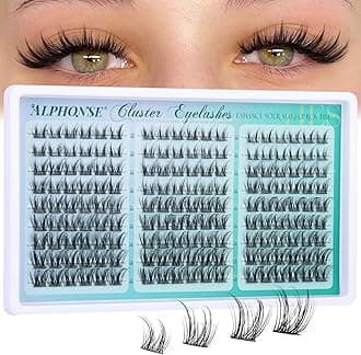 Wispy Lash Clusters Natural Look Cluster Lashes 10-16mm C-curve Lash Extension Anime Cluster Eyelash Extensions 162pcs Spiky Eyelash Clusters Pestañas by ALPHONSE