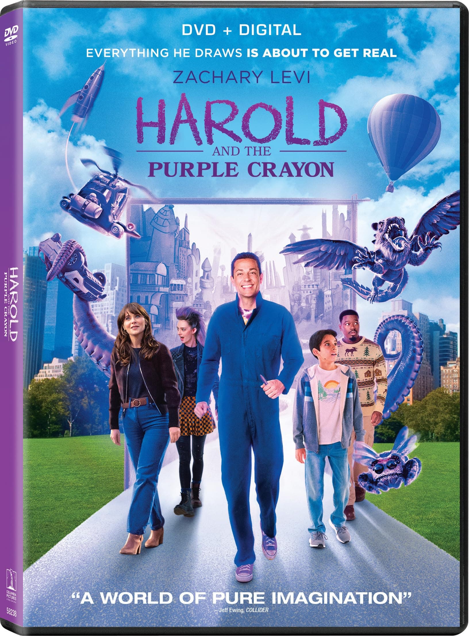 Harold and the Purple Crayon - DVD + Digital