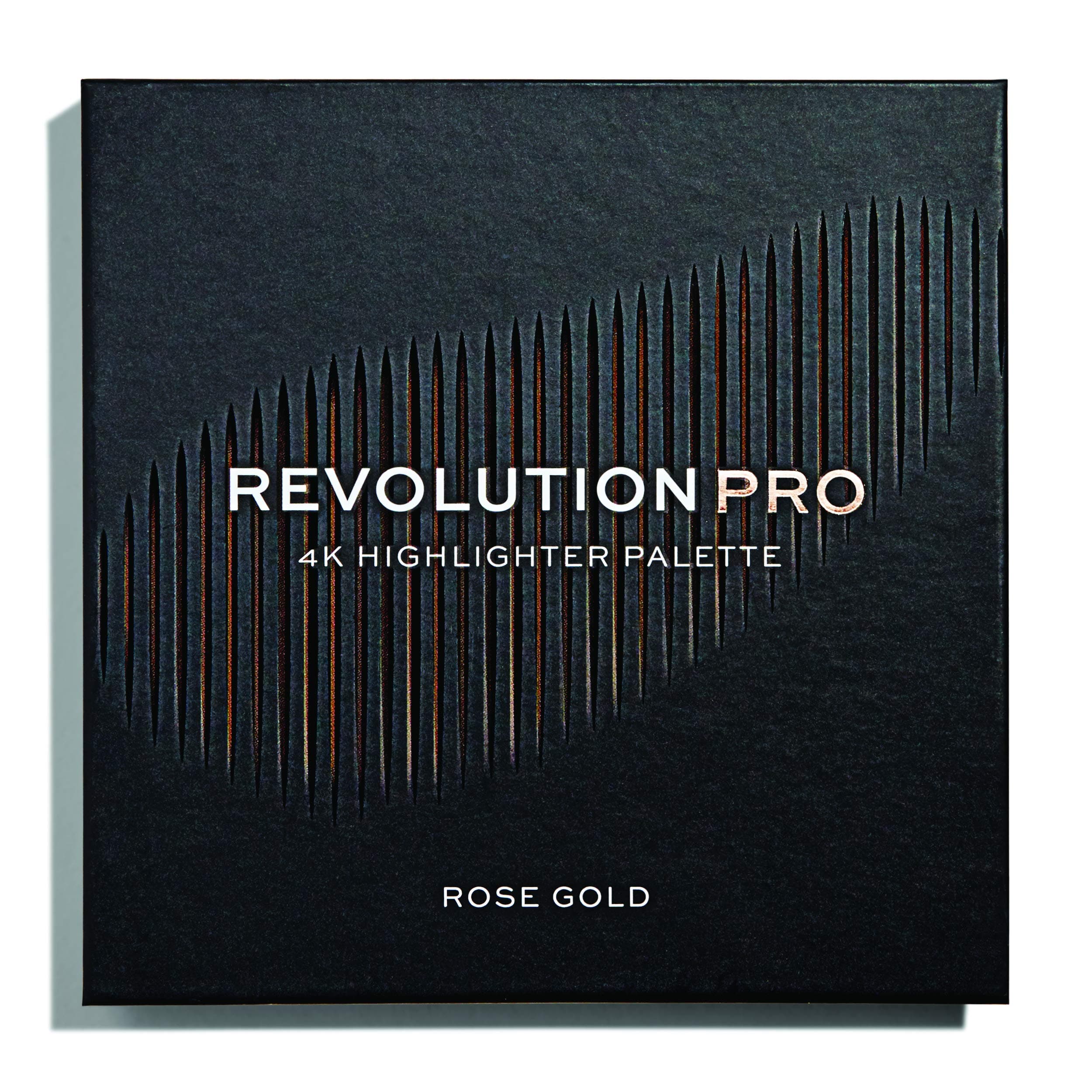 Revolution Pro 4K Highlighter Palette - Rose Gold
