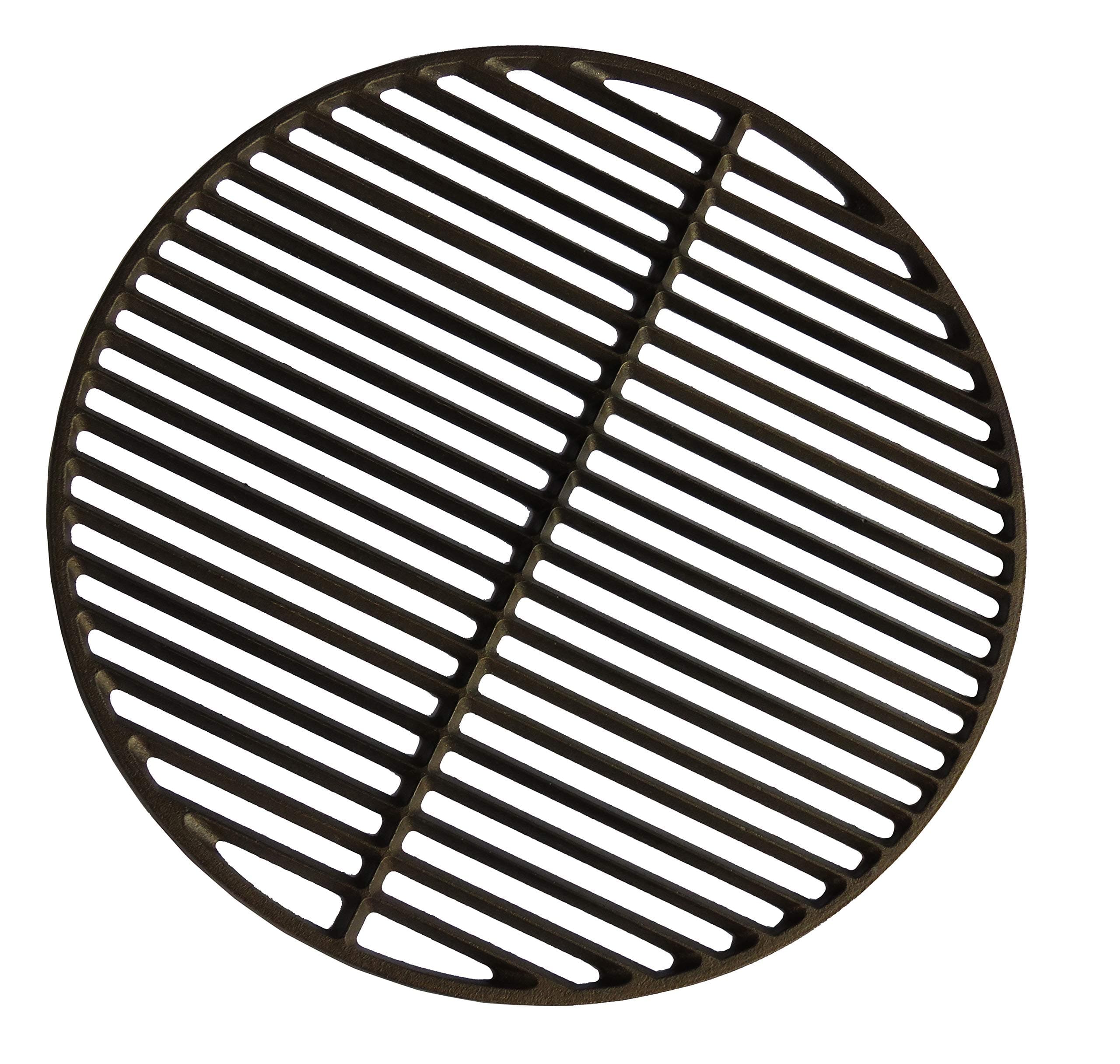 PanHy Cast Iron Dual Side Grid Cooking Grate 18" Round Fit for Large Eggs, KJ Clasic Kamado Big Joe and Other Stove.