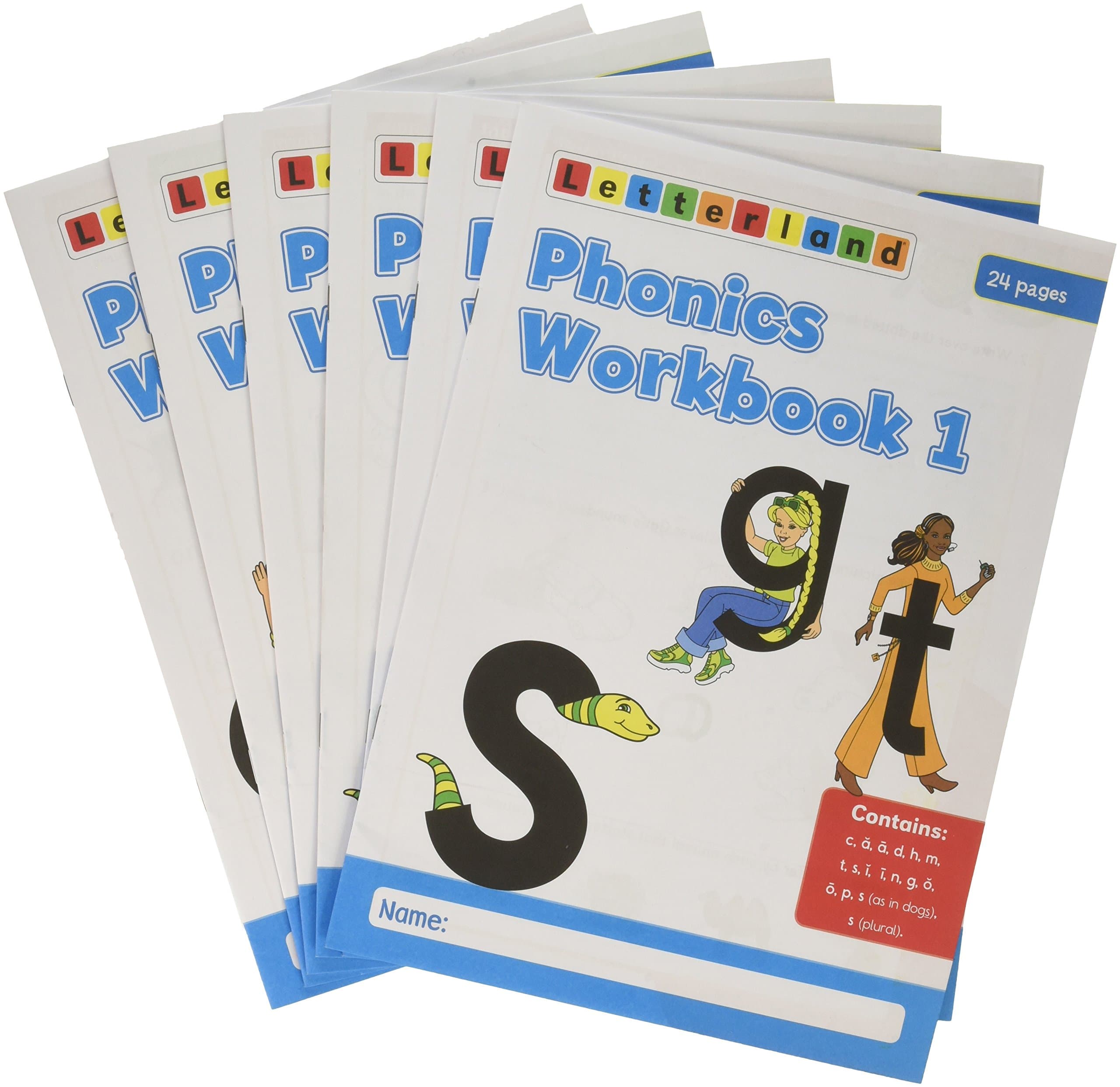 Phonics Workbooks (1-6) Paperback