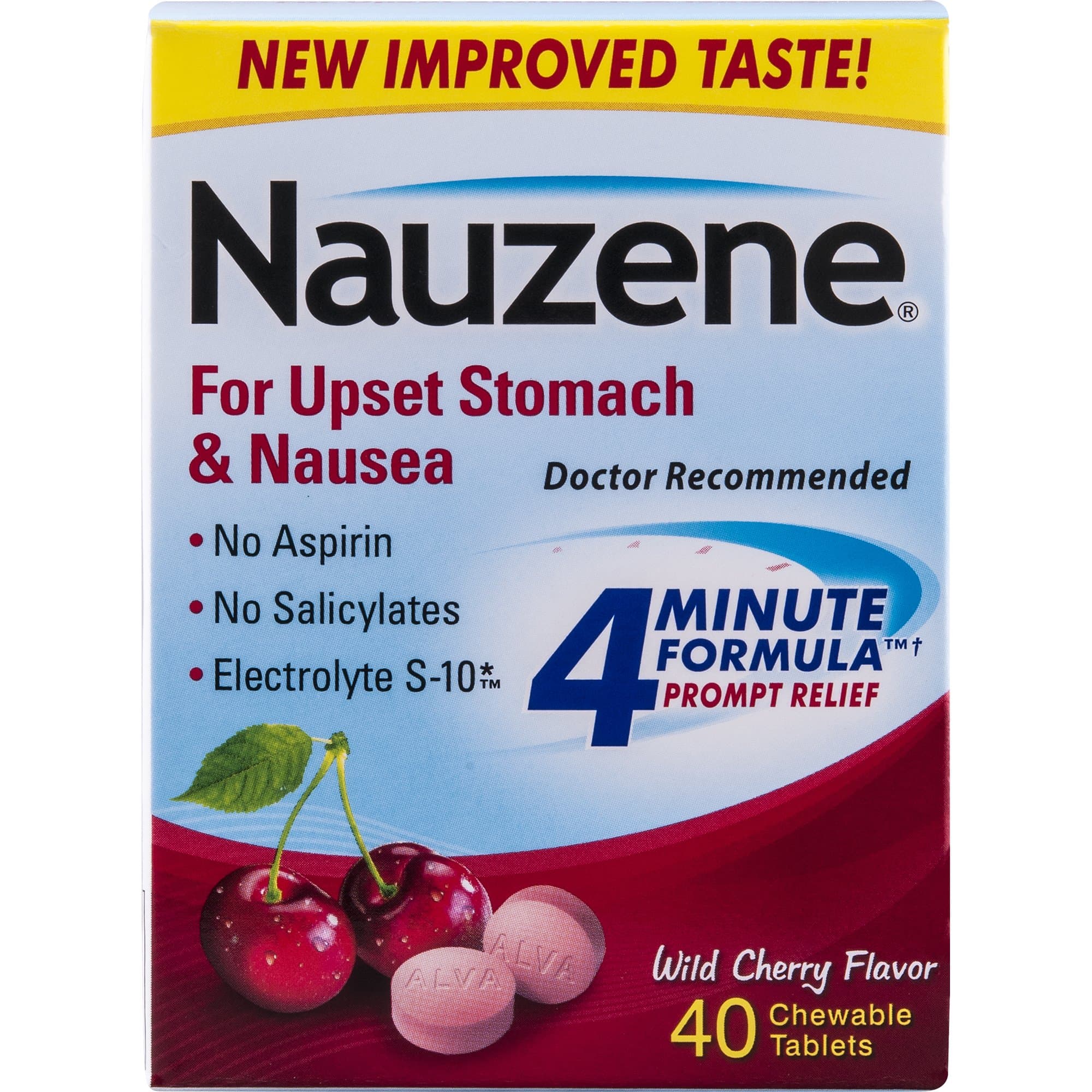 Nauzene for Nausea Relief Chewable Tablets, 40 Count