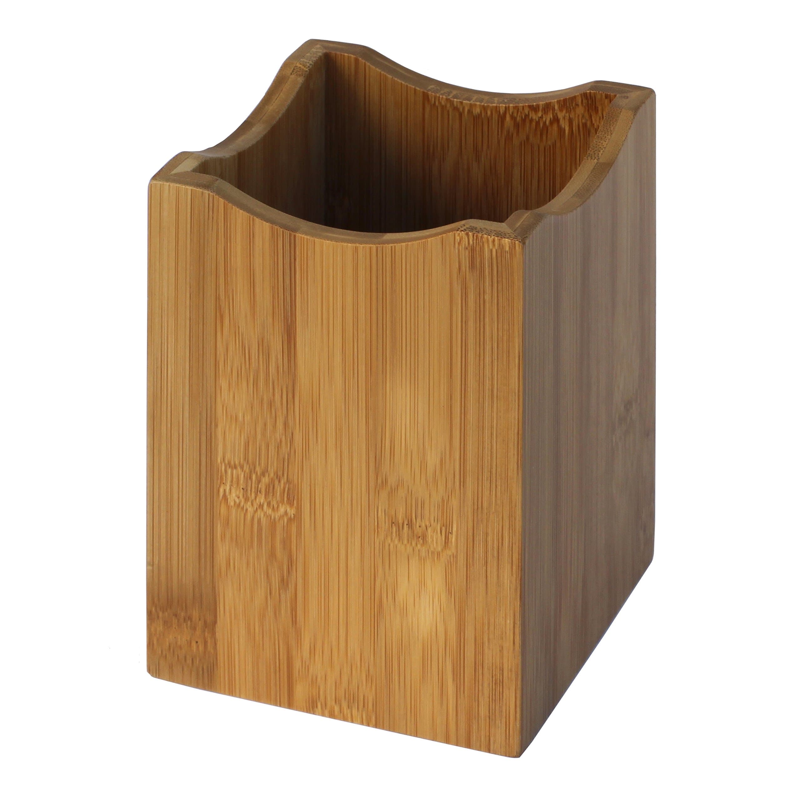 oceanstar Utensil Holder, Bamboo, Brown, A