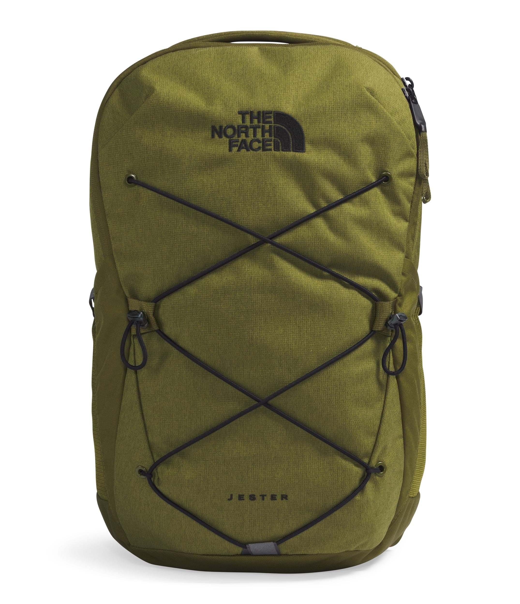 Jester Everyday Laptop Backpack, Forest Olive Light Heather/TNF Black, One Size