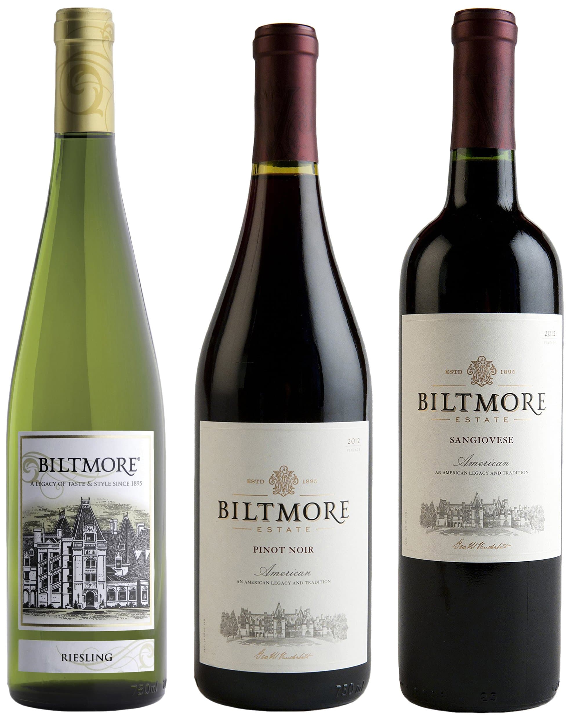 Biltmore Reds and White Mixed Pack, 3 x 750 mL