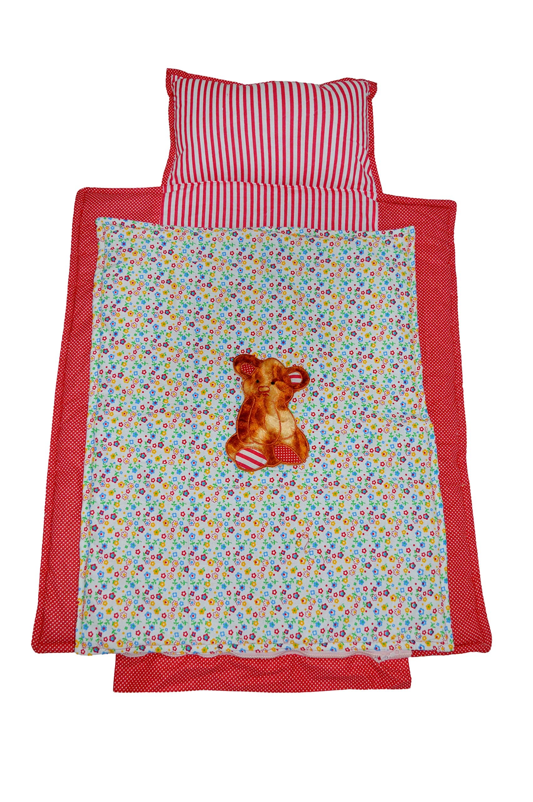 Creative Textiles Baby Cotton Bedding Set (Standard Size, Multicolour) Soft Cotton Material NestUltra Soft Cusioned