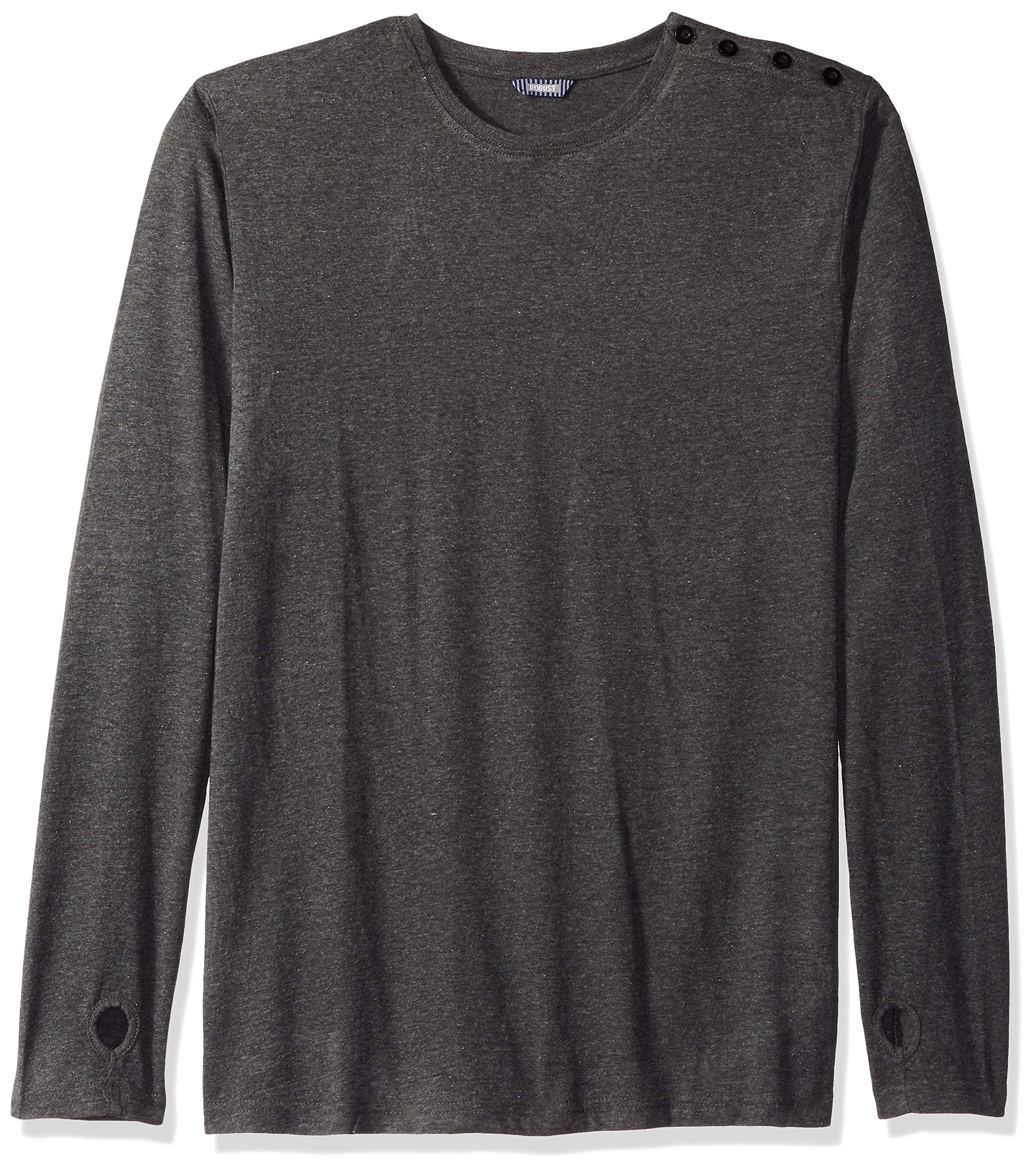 ROBUST Men's Side Button Full Sleeve T-Shirt